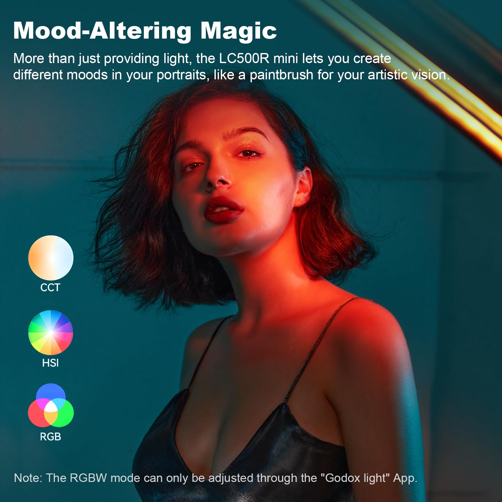 Godox Lc500R Mini Rgb Led Light Stick (Black, 18'')   Portable And Versatile Lighting For Photo & Video Enthusiasts