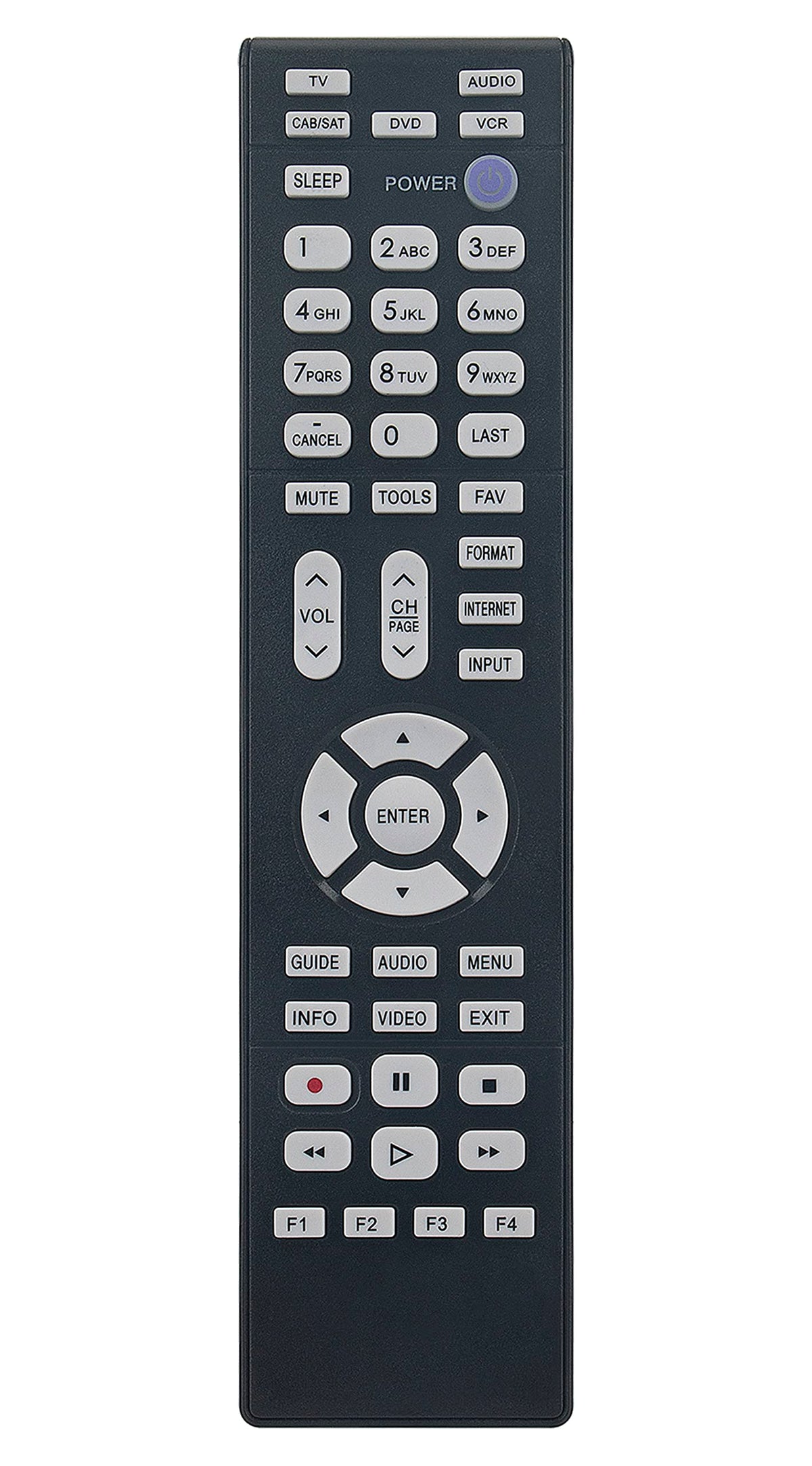 290P187020 Replace Remote Control fit for Mitsubishi TV LT-40164 LT-46164 WD-60738 WD-65738 WD-65838 LT-55154 LT-55164 LT-55265 LT-46265 WD-73738 WD-73838 WD-82738 WD-82838 290P187A20 290P187B20