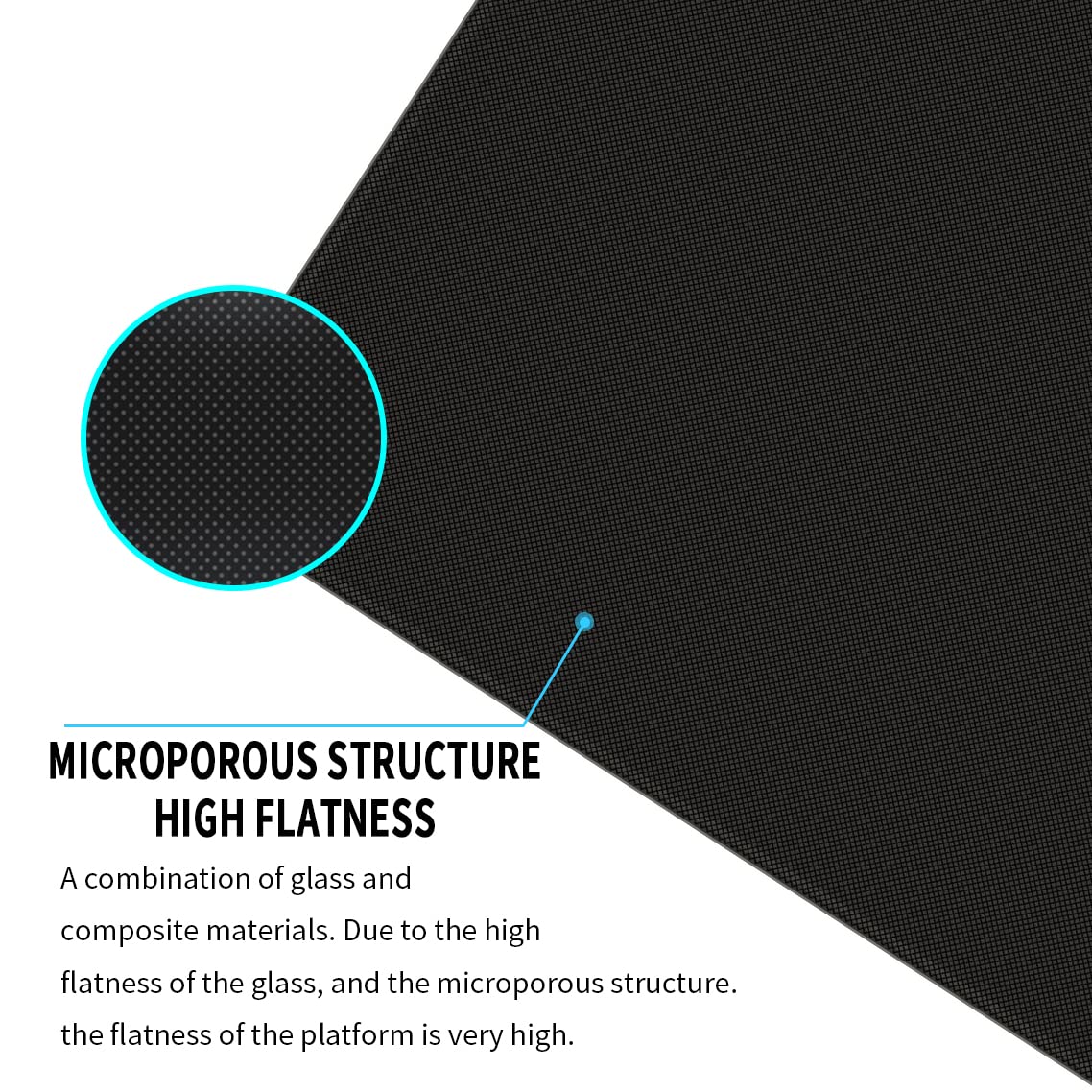 3D Printer Upgraded Tempered Glass Platform 3D Print Bed (220 X 220X4Mm) With 4Pcs Clips For 220X 220Mm 3D Printers Platform