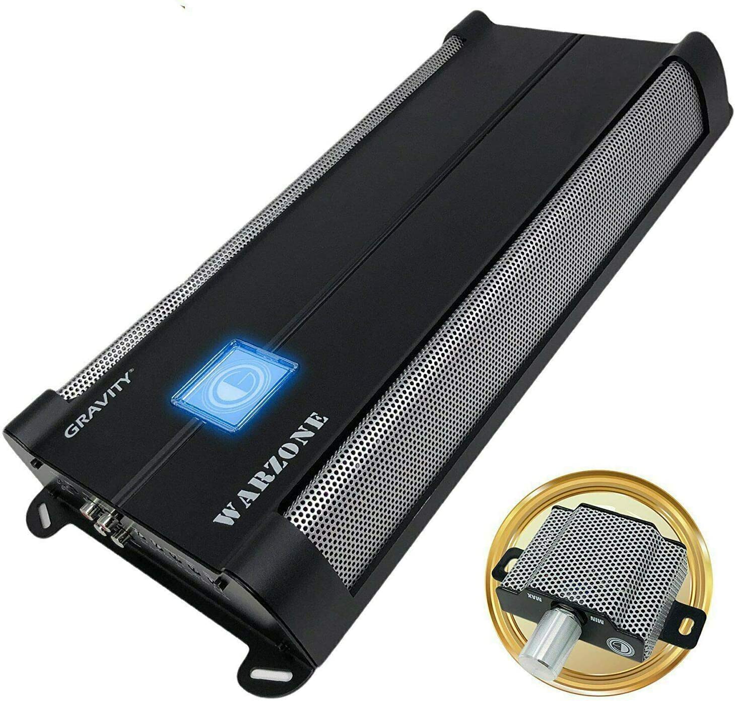 Gravity 4000.1D Class D Car Audio Amplifier   1800 Watts True Rms @ 1 Ohm Max Power At 4000W, 1/2/4 Ohm Stable, Digital, Monoblo