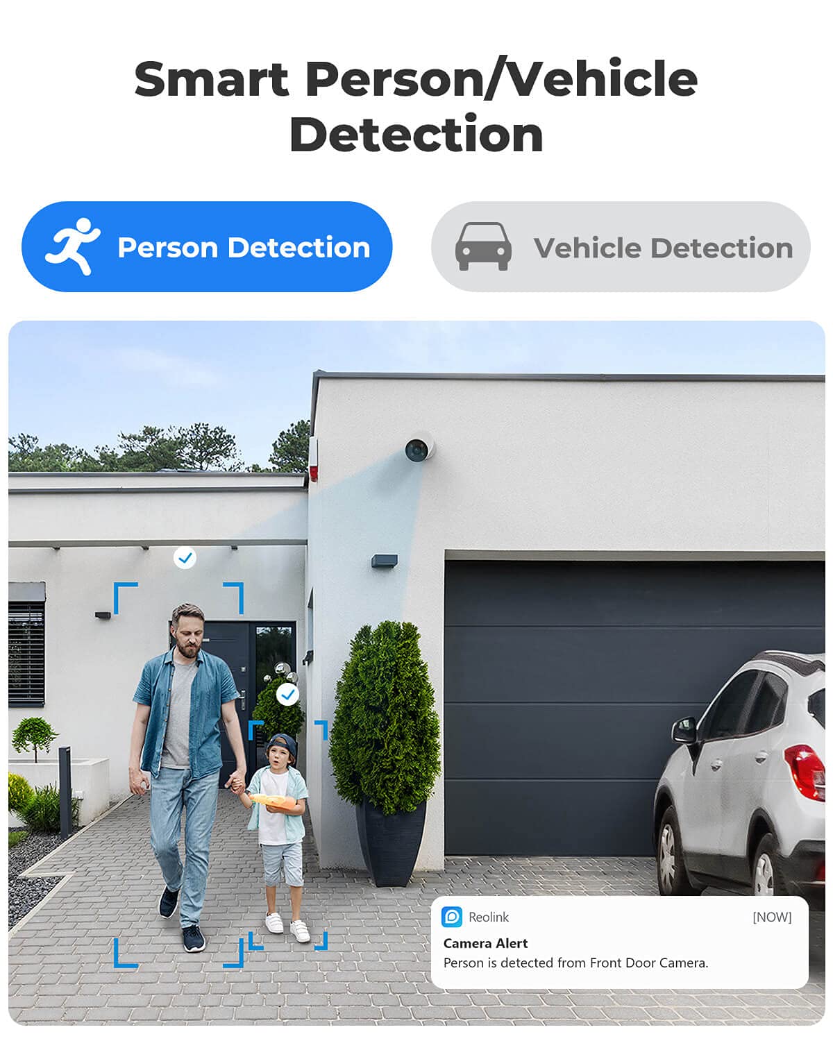 Reolink 8Ch 5Mp Home Security Camera System, 6Pcs Wired 5Mp Outdoor Poe Ip Cameras With Person Vehicle Detection, 8Mp 8Ch Nvr Wi