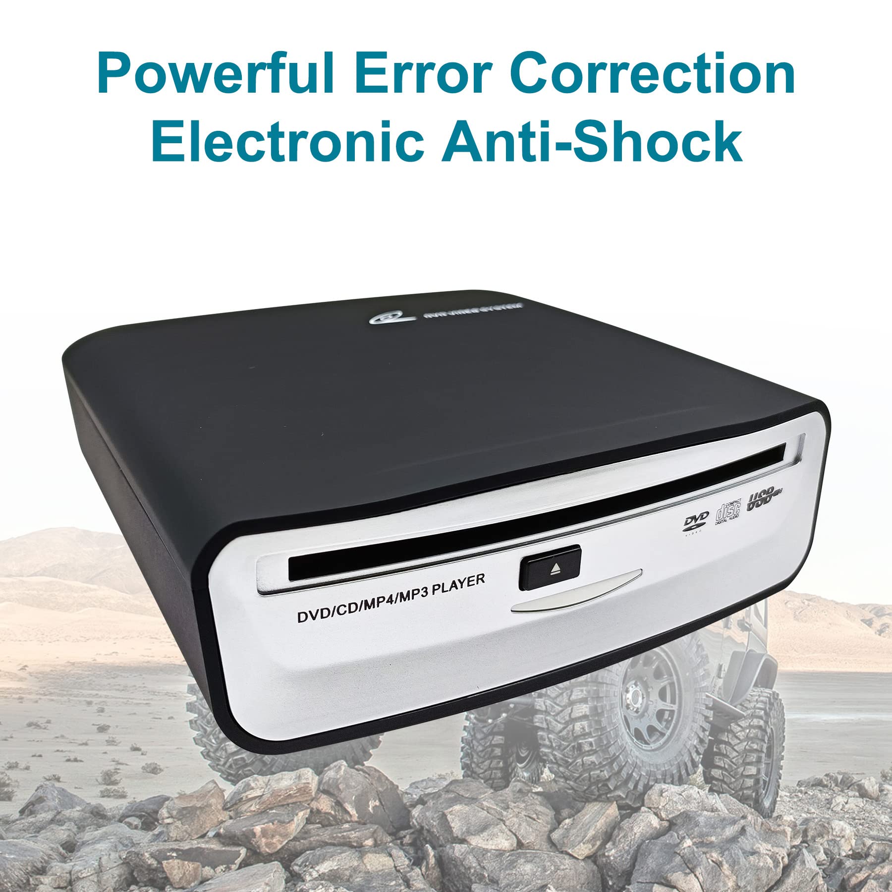 Leroaadz Portable Cd Player For Car Usb, Universal External Car Cd Player Usb Cd Player For Car Android Navigation (For Android