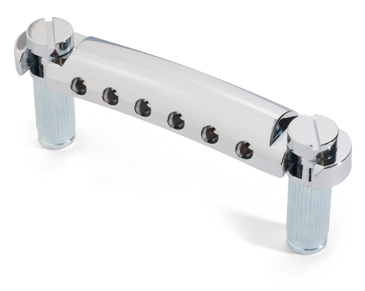 Gotoh 'Stop' Tailpiece, With Metric M8 X 1.25 Mounting Studs, Chrome