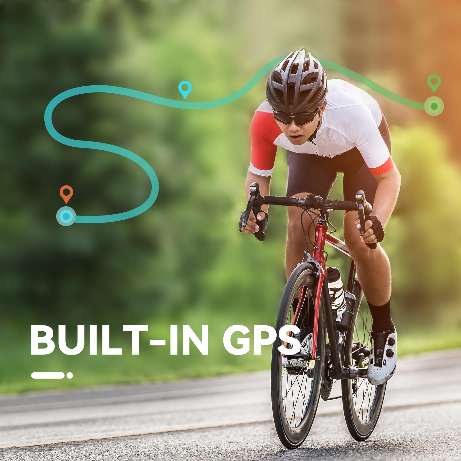 Choiz Smartwatch With Built-In Gps & Alexa - 1.78'' Amoled Hd Display - Running Watch - Fitness & Sleep Tracker - 60+ Sports Mod