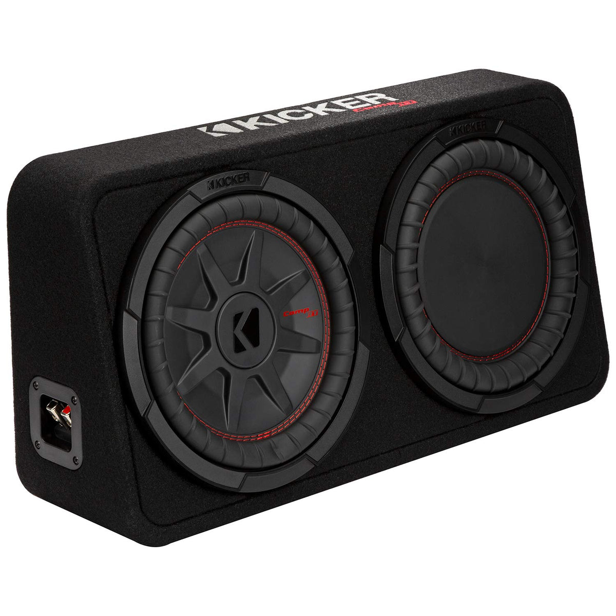 Kicker 48Tcwrt102 Comprt 10'' Subwoofer In Thin Profile Enclosure, 2Ohm