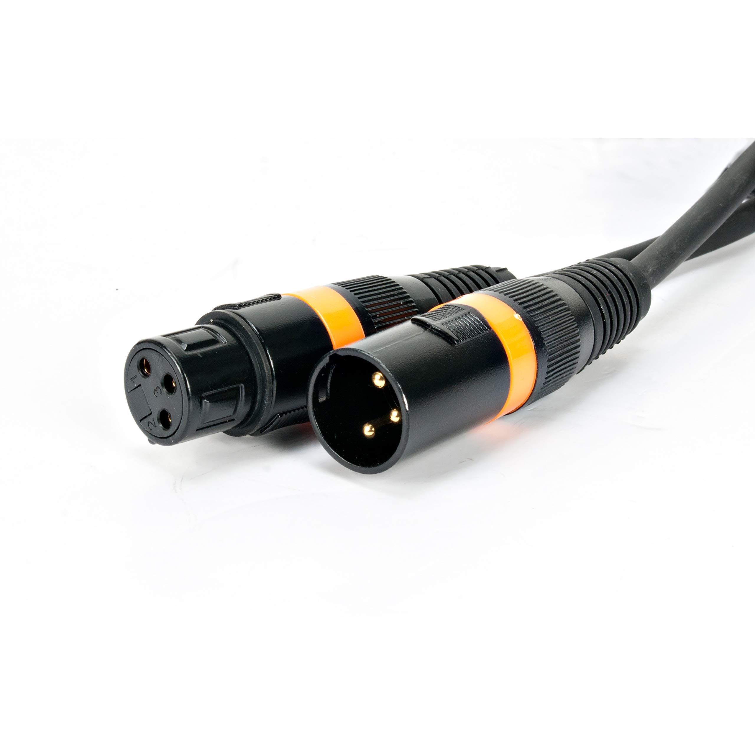 Accu Cable 25 Foot 3 Pin True Dmx Cable Rated At 110 Ohms End To End To Ensure No Signal Drop