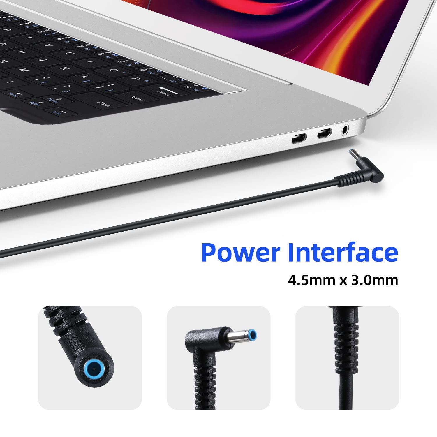 150W Ac Laptop Charger For Hp Omen 15 17 Pavilion Gaming 15 17 Zbook 15 G3 G4 G5 G6 Zbook Studio G3 G4 G5 G6 G7 G8 Fury G7 G8 Sl