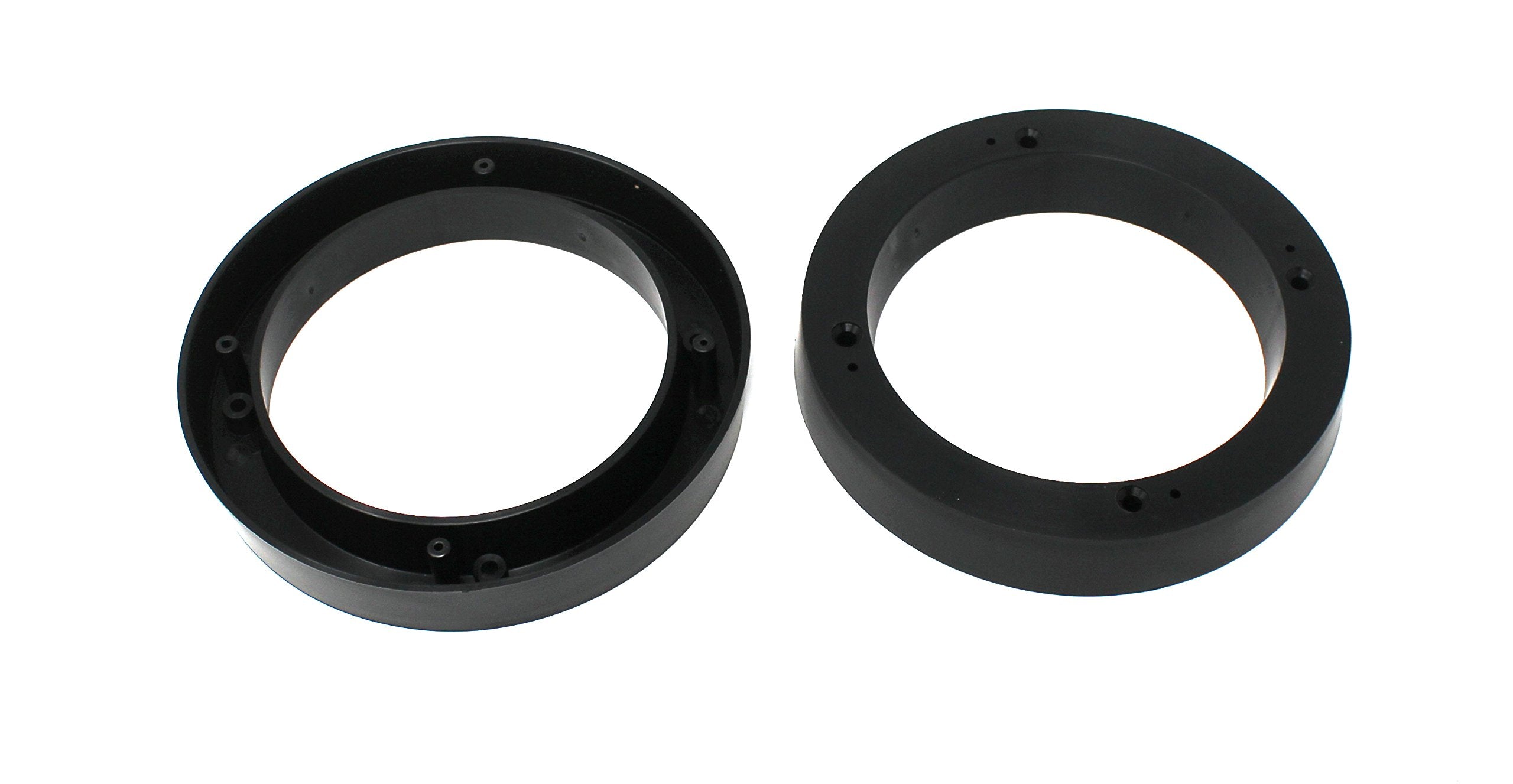 2 Pack Black Plastic 1'' Depth Ring Adapter Spacer For 5.25''  6'' Car Speaker Usa