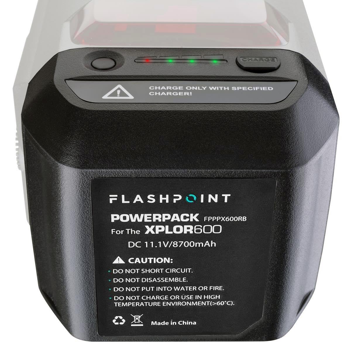 Flashpoint Battery Power Pack Unit For The Xplor 600 Series Monolight (Wb87)