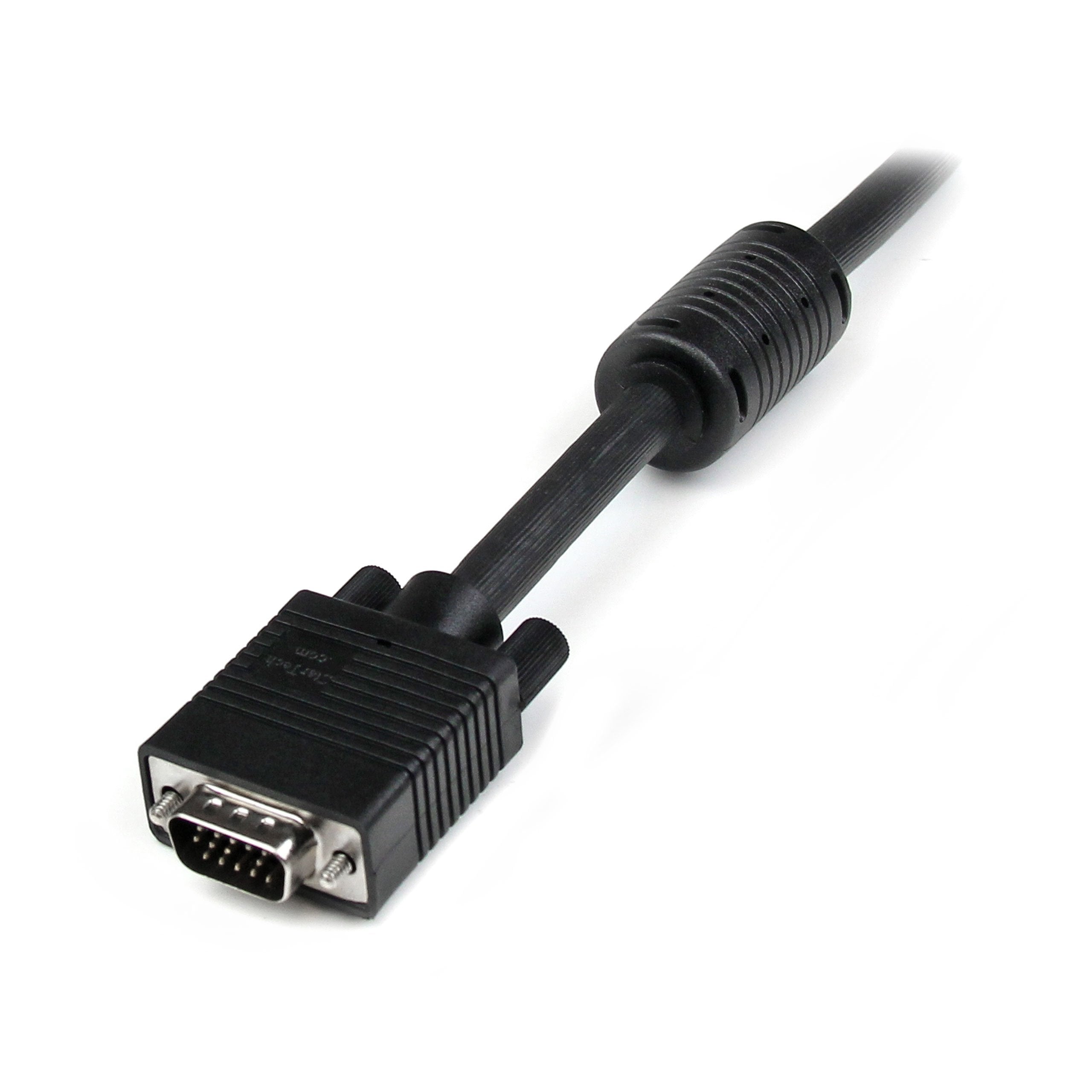 Startech.Com Vga To Vga Cable   1 Ft   Hd15 M/M   Coax High Resolution   Computer Monitor Cable   Video Cable   Vga Monitor Cabl