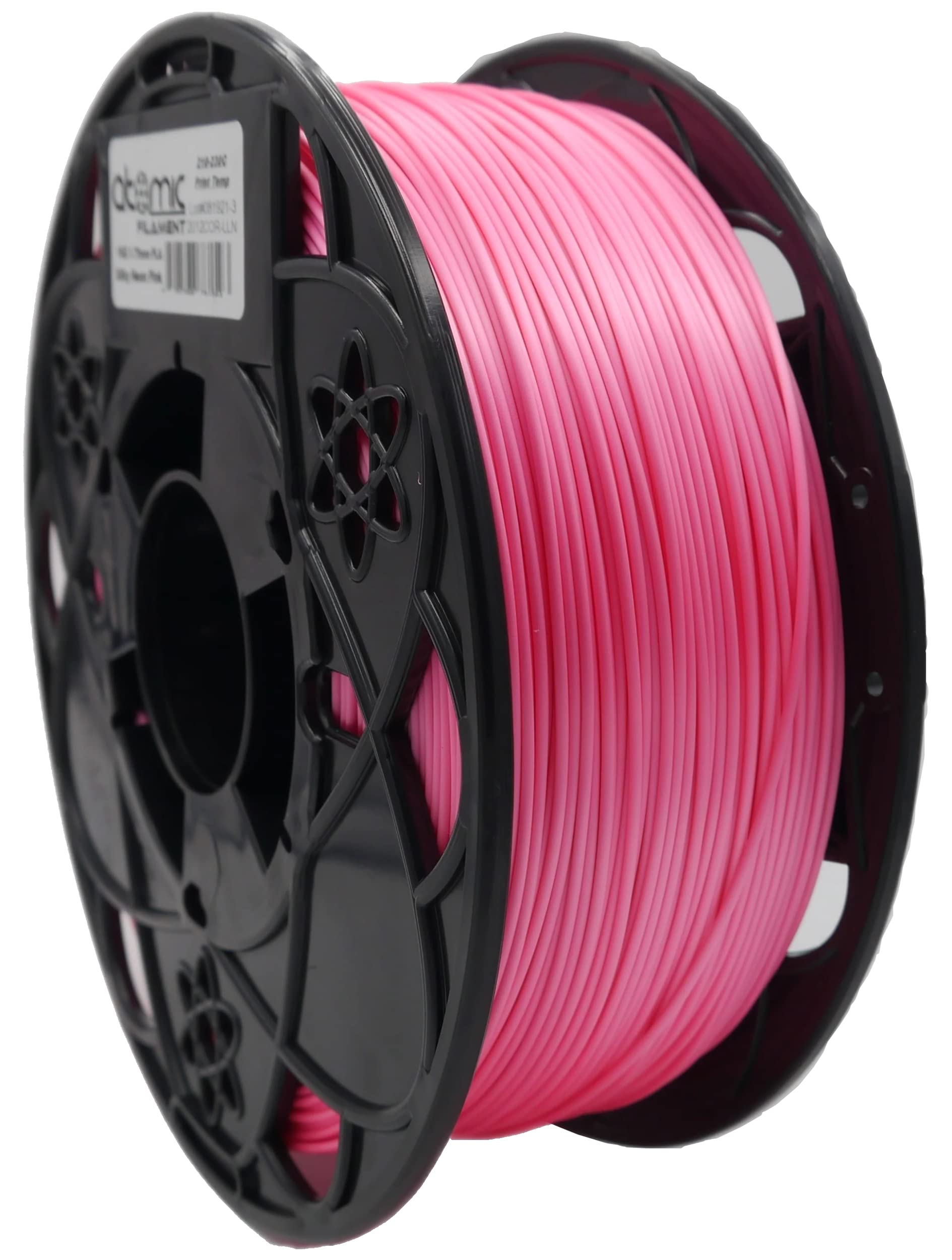 Atomic Filament Silky Extreme Bright Neon Pink Uv Reactive 3D Printer Pla Filament 1.75 Mm | Dimensional Accuracy 99% Probabilit