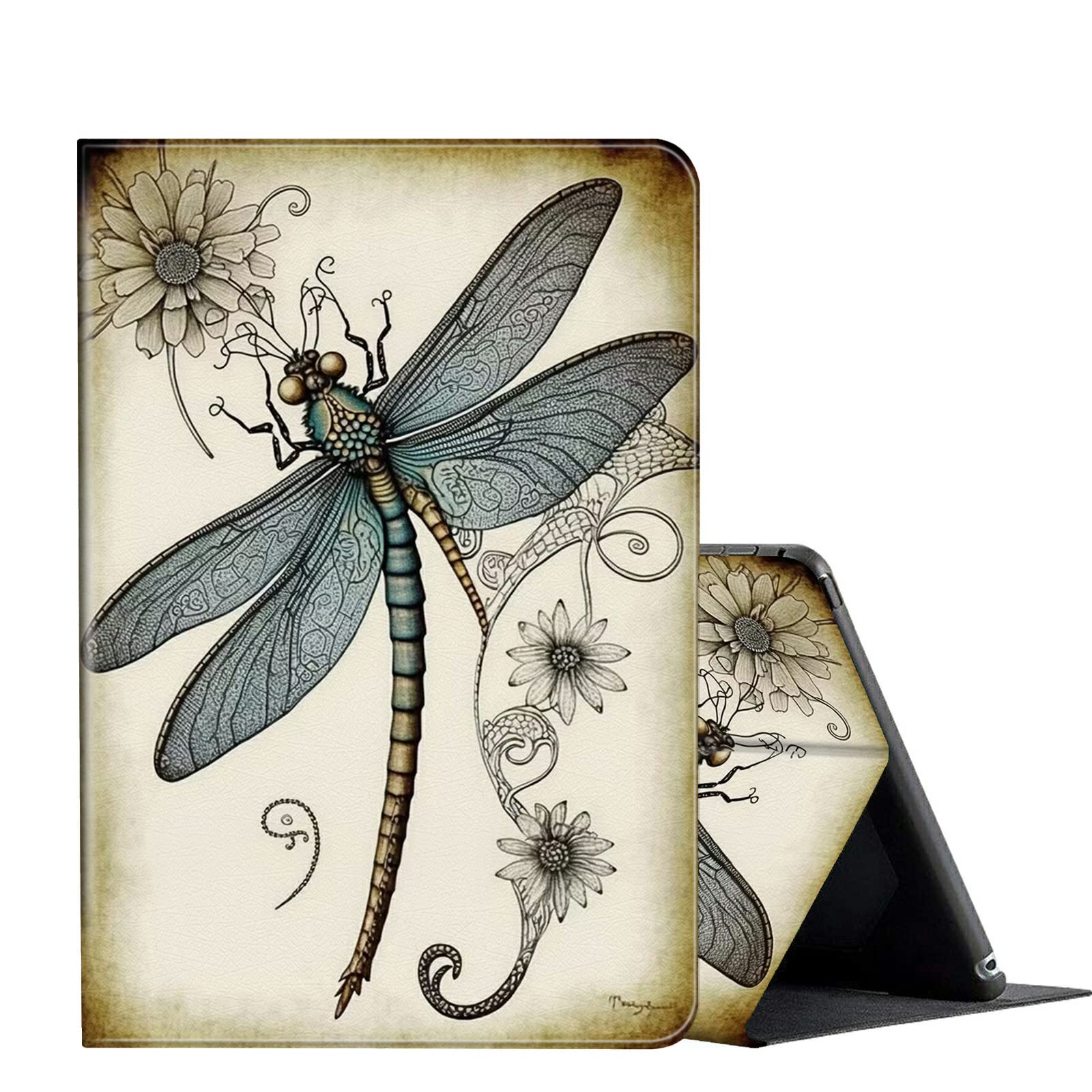 For Ipad 10.2 Case (2021/2020/2019) 7Th/8Th/9Th Generation Ipad Case,Adjustable Non Slip Folio Stand Smart Cover For New Apple I