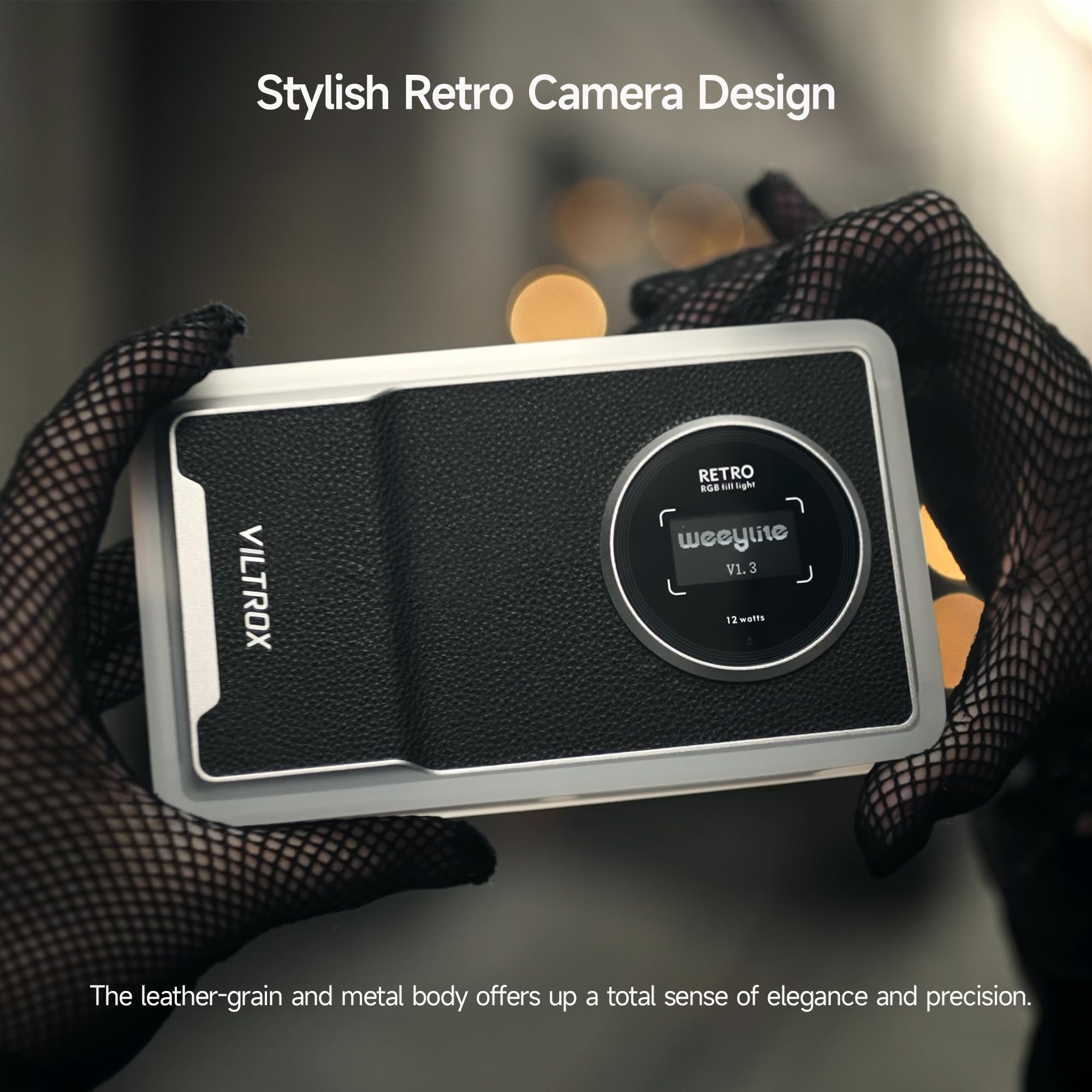 Vltrox 12W Rgb Camera Light, 22Wh Built In Battery Supports Used While Charging Rgb Led Video Light With App Control, Cri97+/26