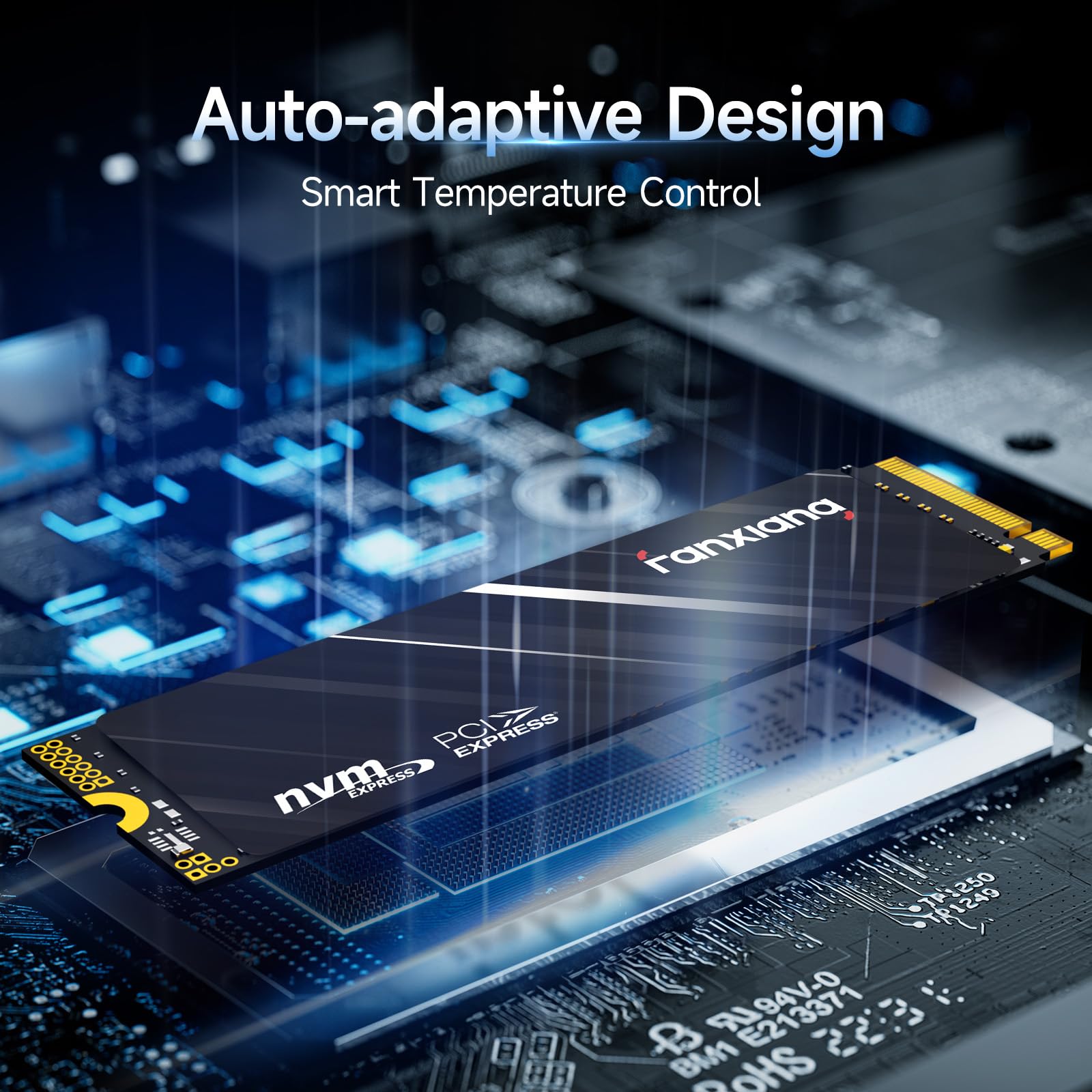 Fanxiang 1Tb Nvme Ssd Pcie Gen4 M.2 Ssd For Ps5, Up To 4800 Mb/S, Internal Gaming Ssd For Ps5, 3D Nand Slc Cache Solid State Dri