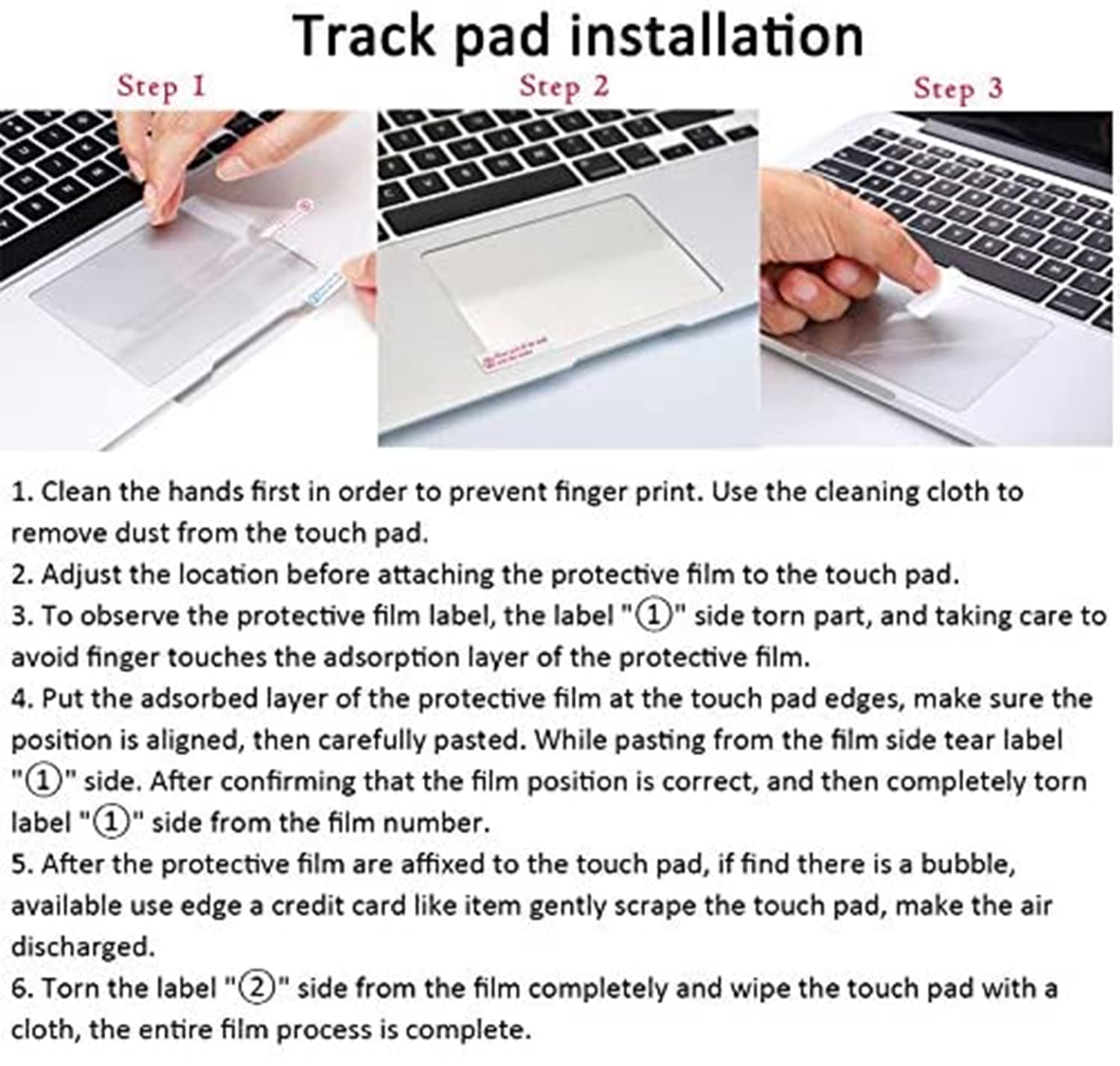 Se7Enline Compatible With 2024 Macbook Pro 14 Inch Touchpad Protector Trackpad Cover Unti Scratch Smooth Surface Unti Water For