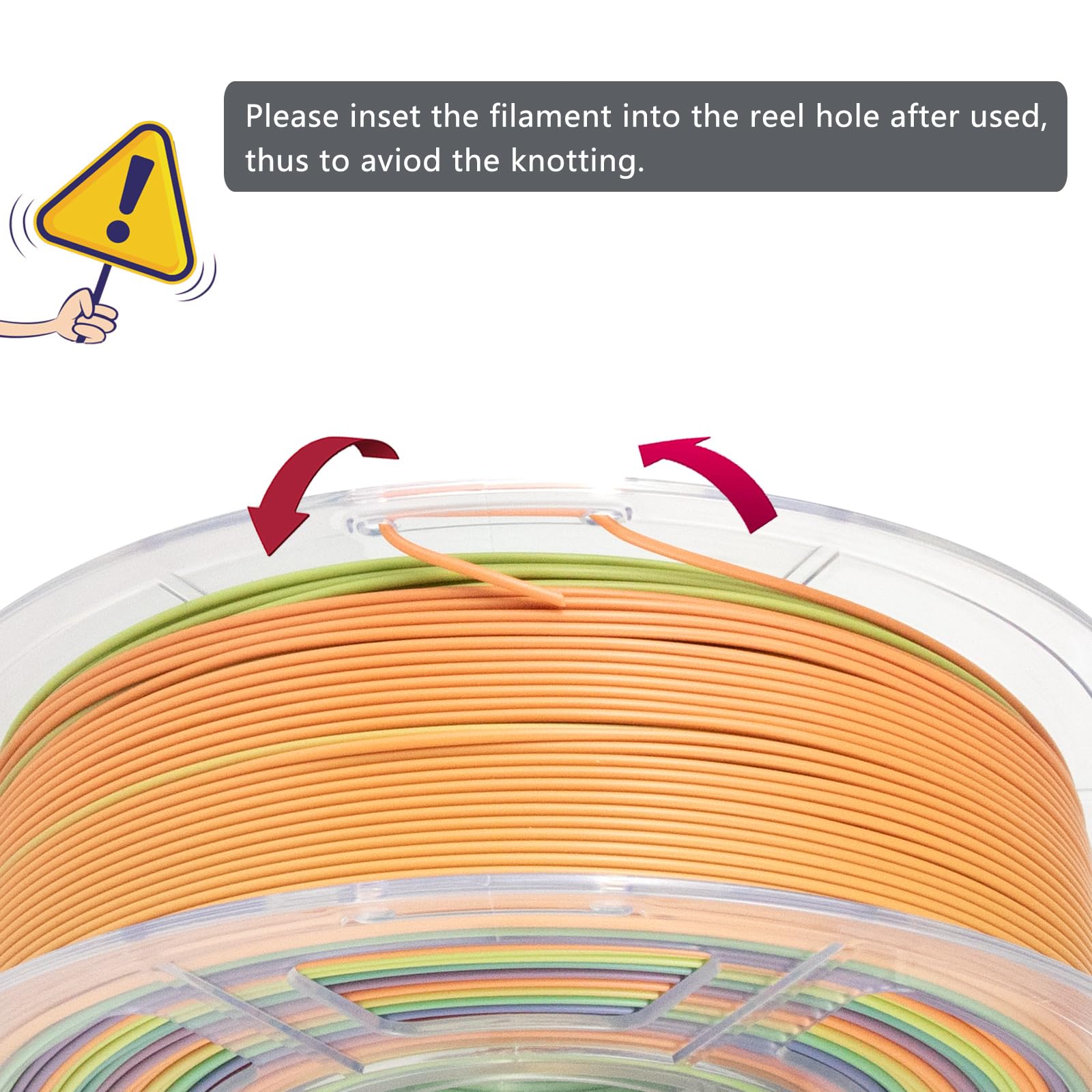 Isanmate Pla+ Filament 1.75 Mm Rainbow Filament, 3D Printer Filament Rainbow Pla, Color Change Filament Dimensional Accuracy +/