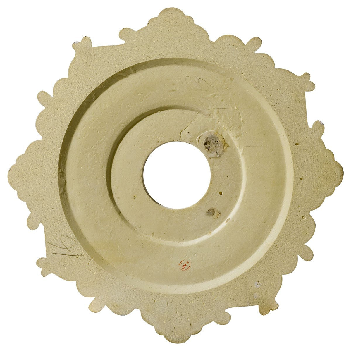 Ekena Millwork Cm18Rl Riley Ceiling Medallion, 18''Od X 3 1/2''Id X 1 1/2''P, Primed
