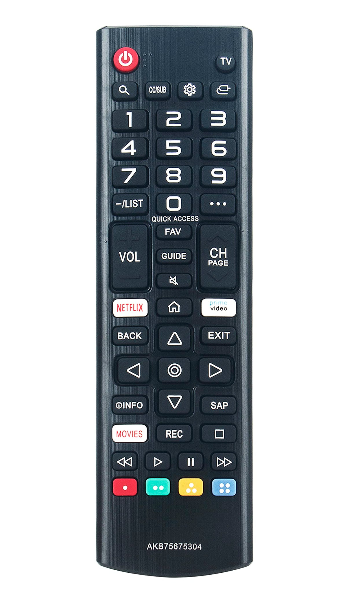 AKB75675304 Replaced Remote fit for LG Smart TV 43UM6900PUA 49UM6900PUA 55UM6900PUA 43UM7100PUA 49UM7100PUA 60UM7100DUA 70UM7170DUA 55UM7200PUA 60UM7200PUA 43UM7300AUE 43UM7300PUA 43UM7310PUA