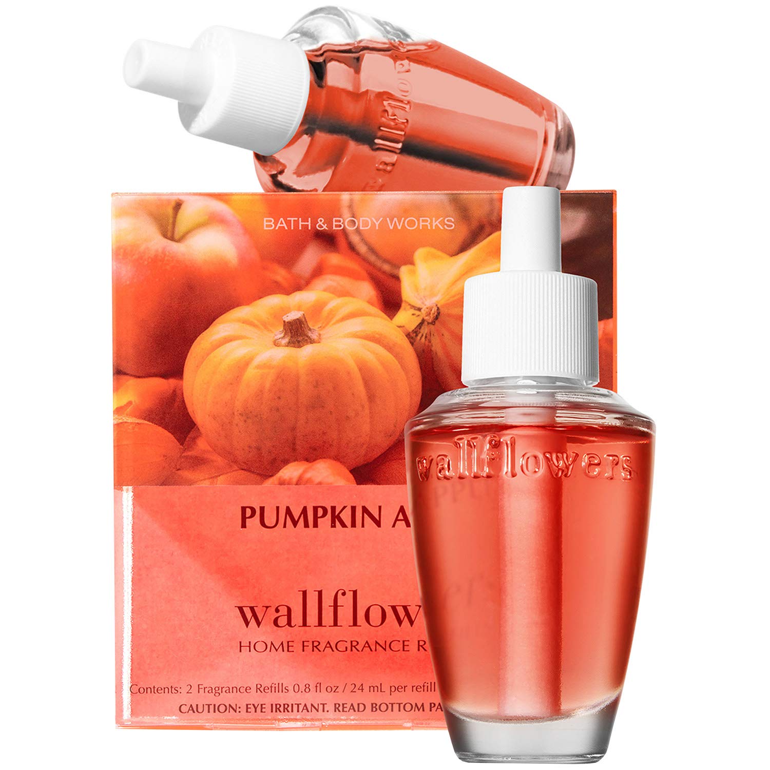 Bath And Body Works New Look! Pumpkin Apple Wallflowers 2 Pack Refills