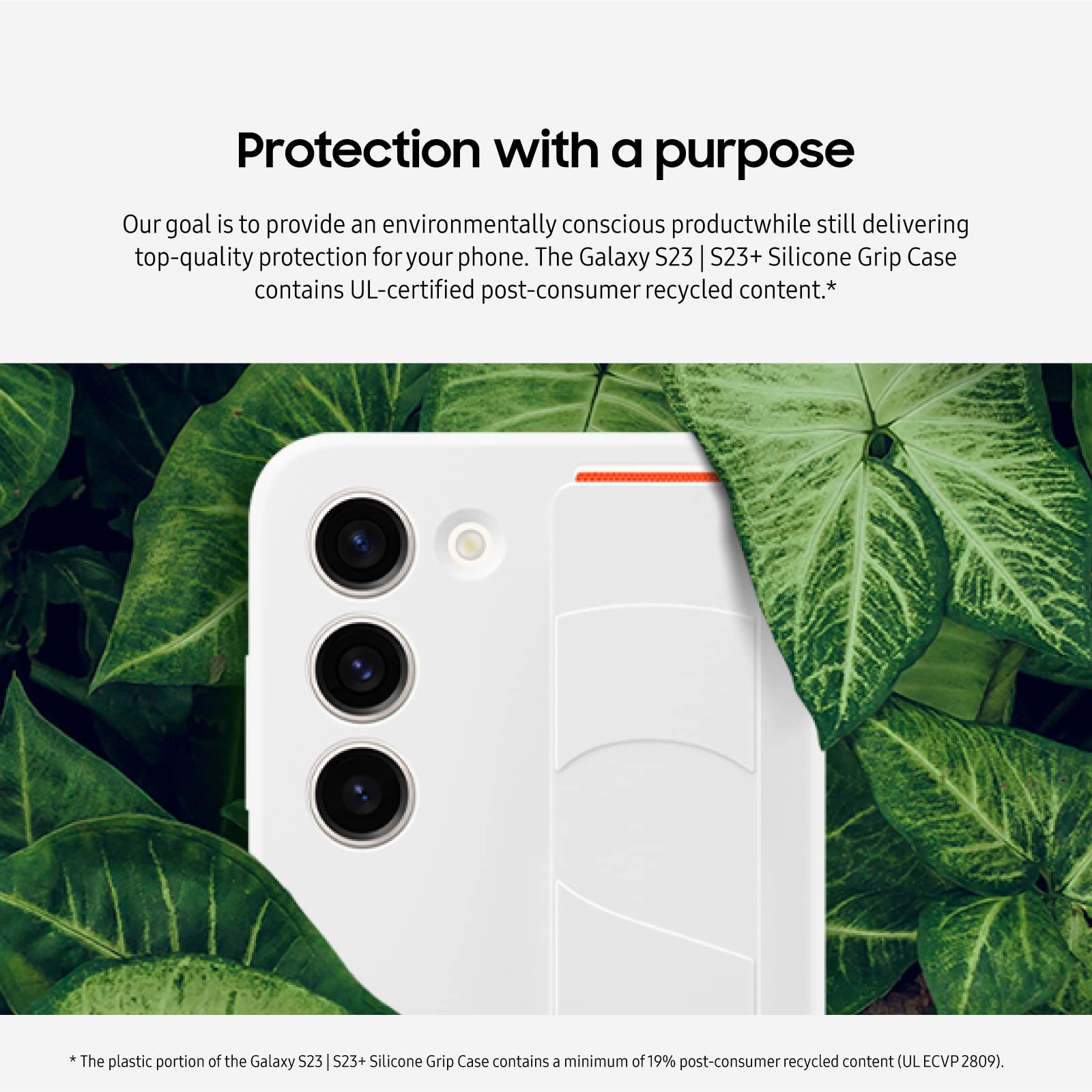 Samsung Galaxy S23+ Plus Silicone Grip Phone Case, Protective Cover W/ Silky Smooth Texture, Detachable Strap, Us Version, Ef-Gs