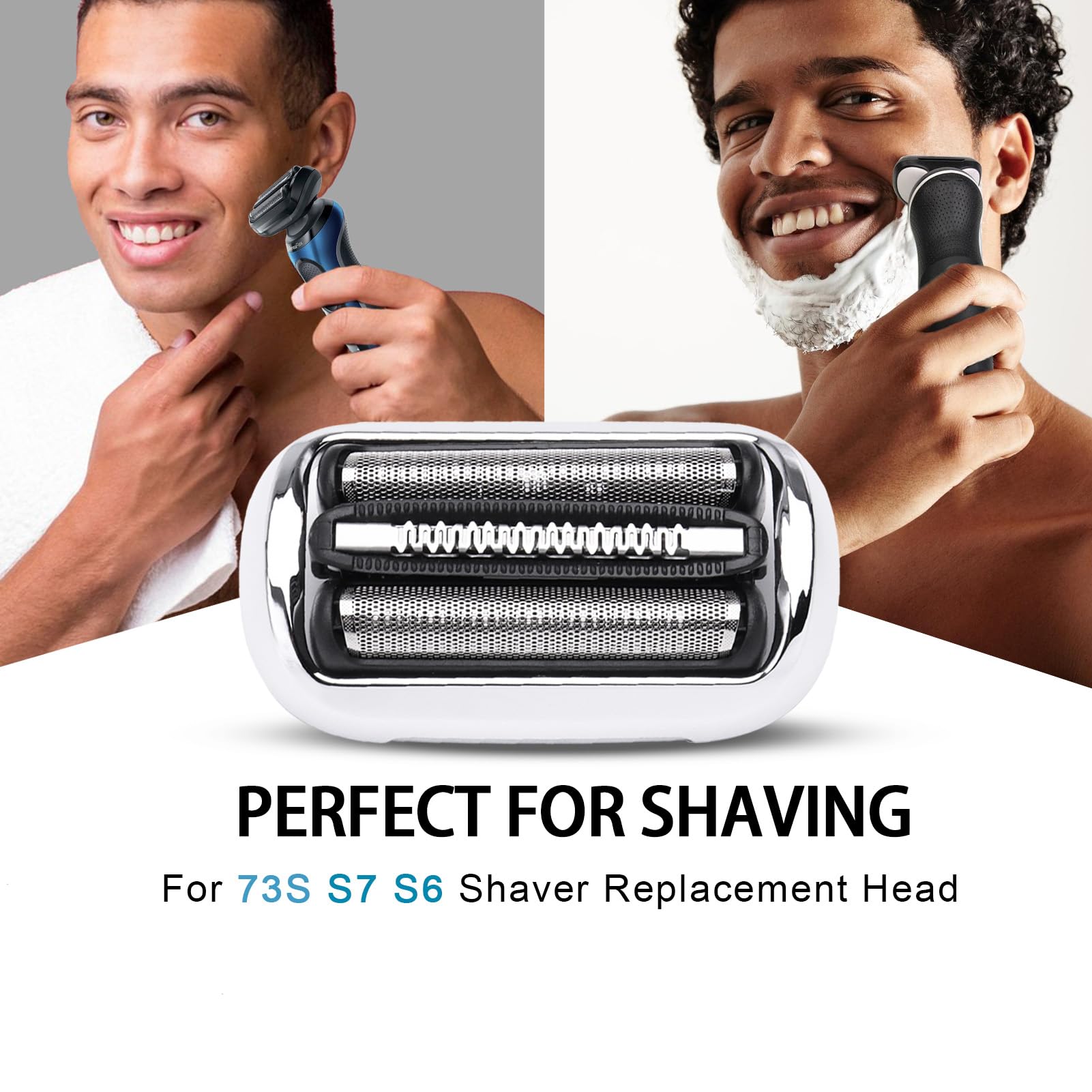 Vidsa Series 7 73/74S 360 Replacement Head For Brau S7 New Gens Eletric Shaver 7020S, 7025S, 7027Cs, 7071Cc, 7075Cc, 7085Cc Mode