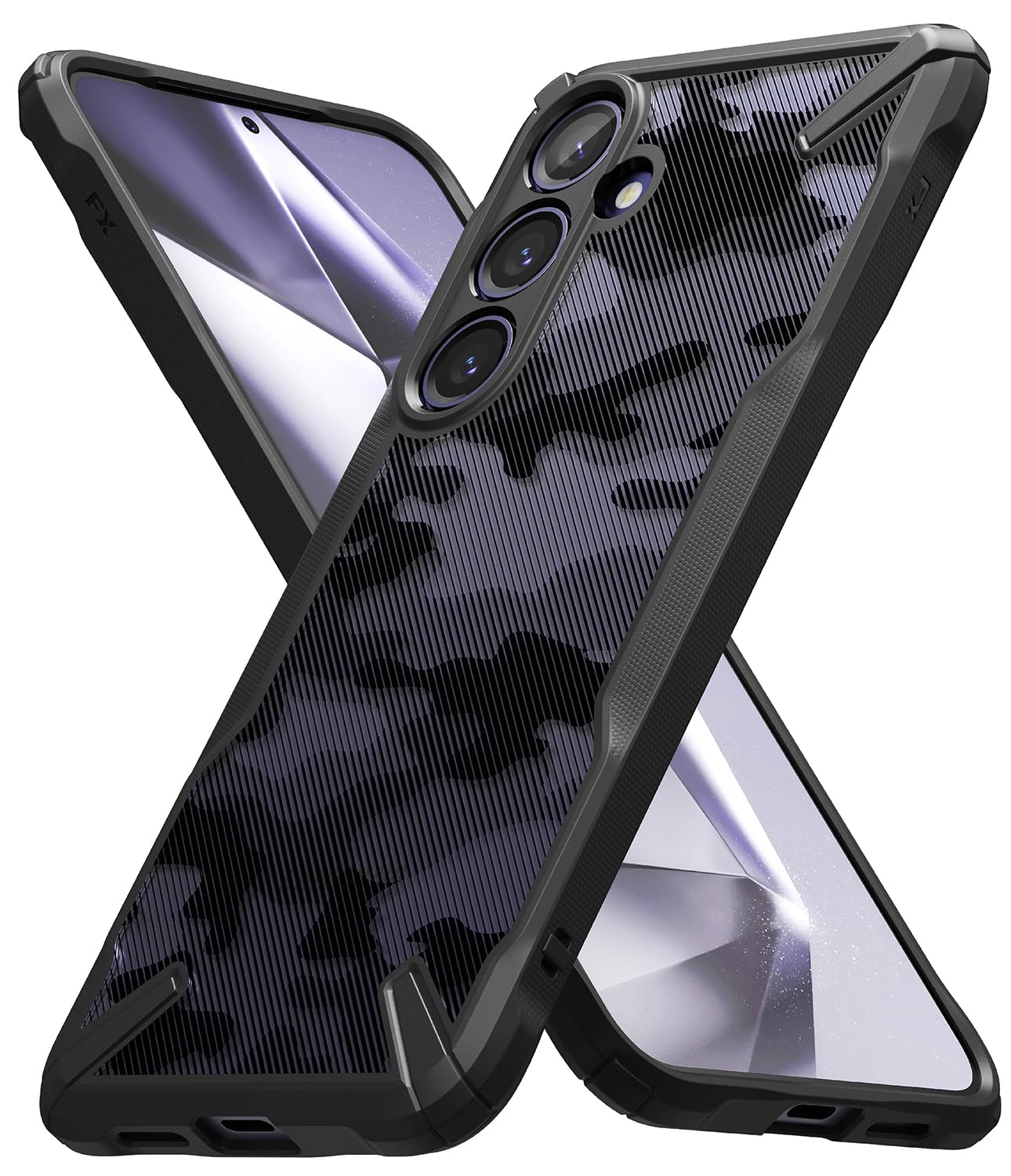 Ringke Fusion-X for Samsung Galaxy S24 Case [Precise Cutouts for Camera Lenses] Enhanced Bumper Heavy Duty Shockproof Protective