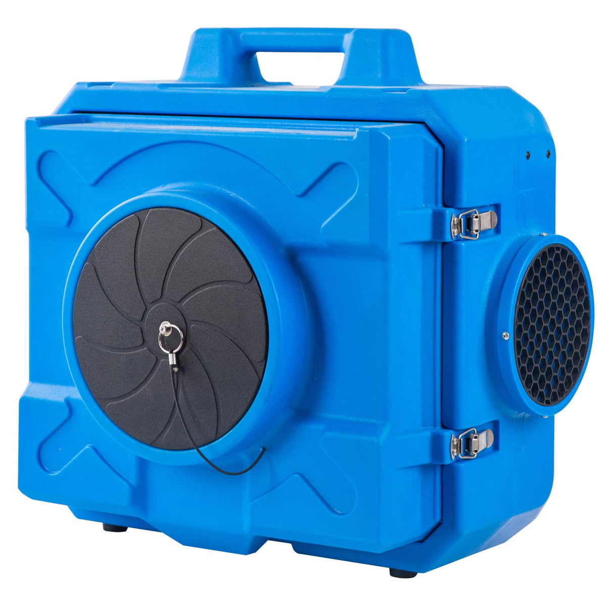 Mounto Hepa500 Commercial 500Cfm Air Purifier Hepa Air Scrubber Negative Air Machine Roto Molded (Blue)
