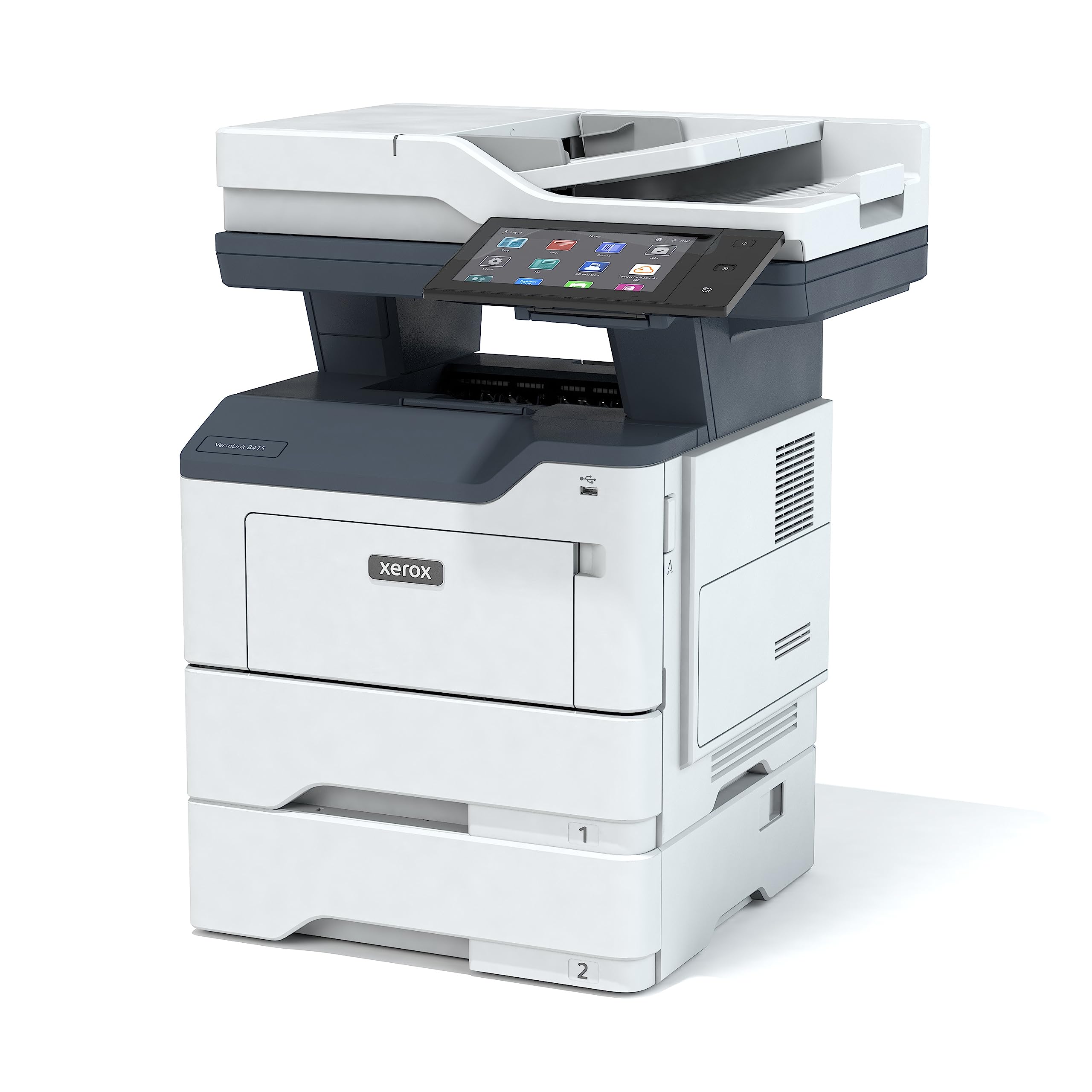 Xerox B415DN All in One, Laser, B&W, Wireless, DADF, Letter, Print, Scan, Copy, Fax, Energy Star Certified, Up to 50PPM