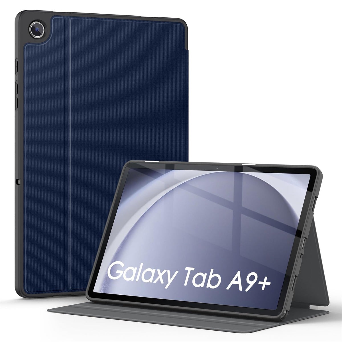 Soke Case For Galaxy Tab A9+/A9 Plus 11 Inch 2023, Shock Proof Smart Folio Stand Case, Multi  Viewing Angles, Soft Tpu Back Cover For Samsung Galaxy Tab A9+ Tablet [Sm X210/X216/X218], Navy