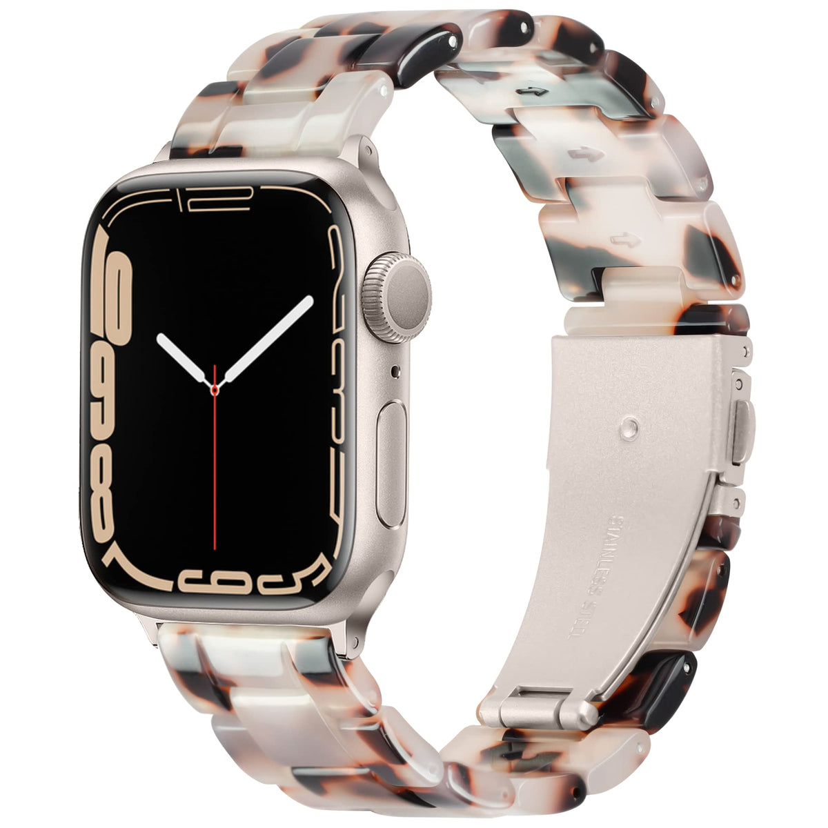 Vamyzji Compatible With Apple Watch Band Ultra 49Mm 45Mm 44Mm 42Mm, Light Waterproof Resin Apple Watch Band For Apple Watch Ultr