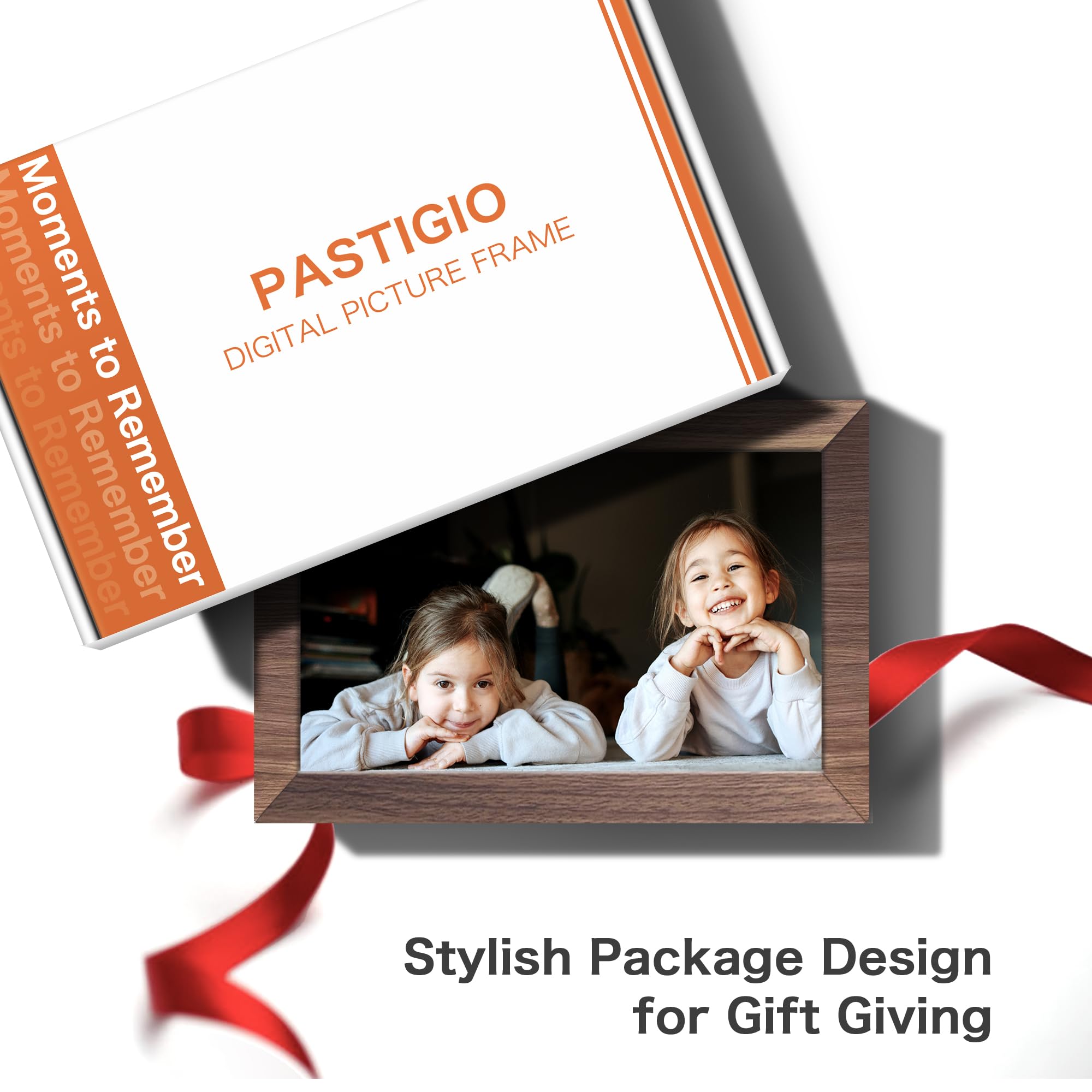 Digital Picture Frame, Frameo Wifi 10.1 Inch 1280 * 800Ips Touch Screen Digital Photo Frame, 16Gb Memory, Auto Rotate, Share Vid