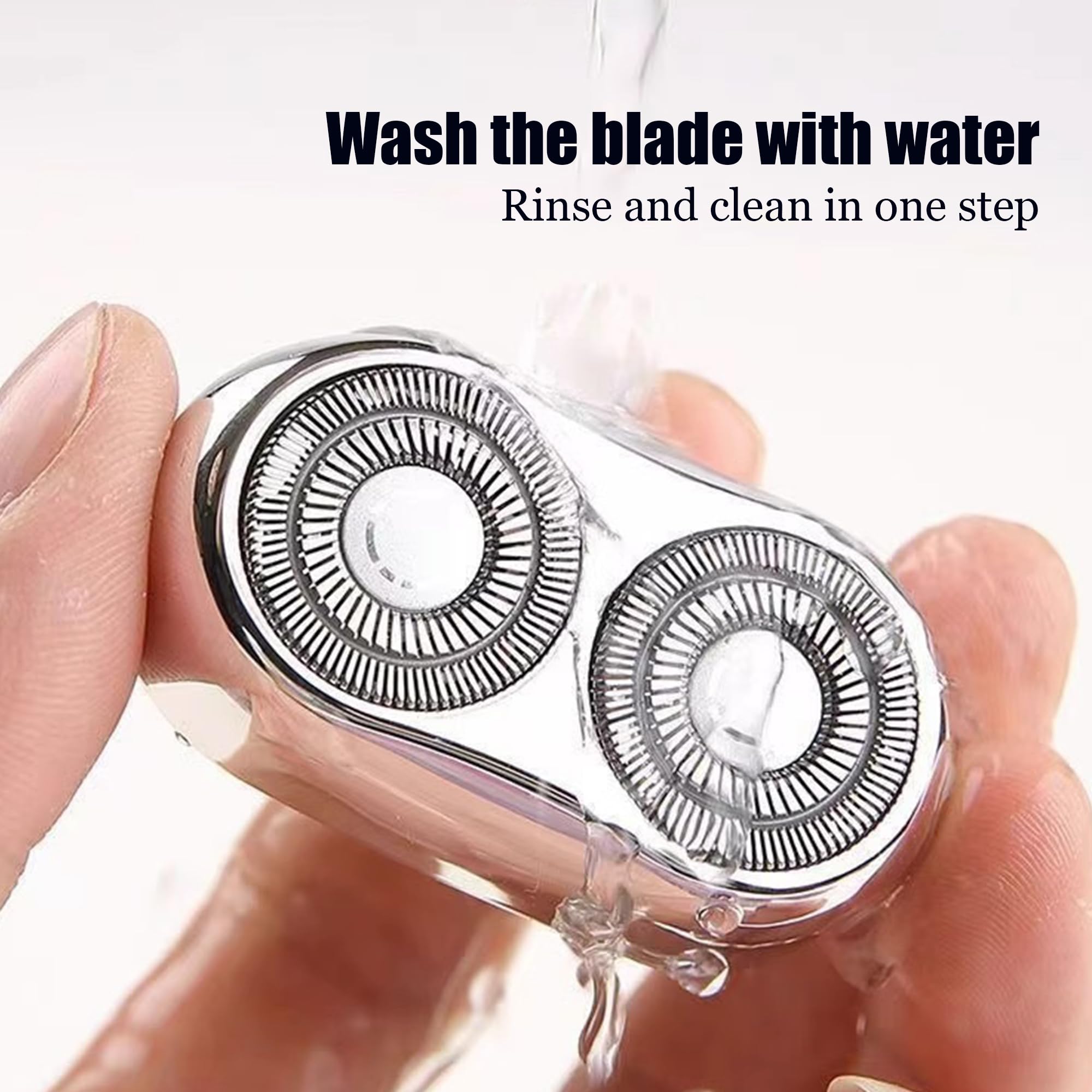 Mini Electric Shaver, Portable Dual Head Electric Shaver For Men, Waterproof Usb Electric Mini Razor, Travel Pocket Electric Sha