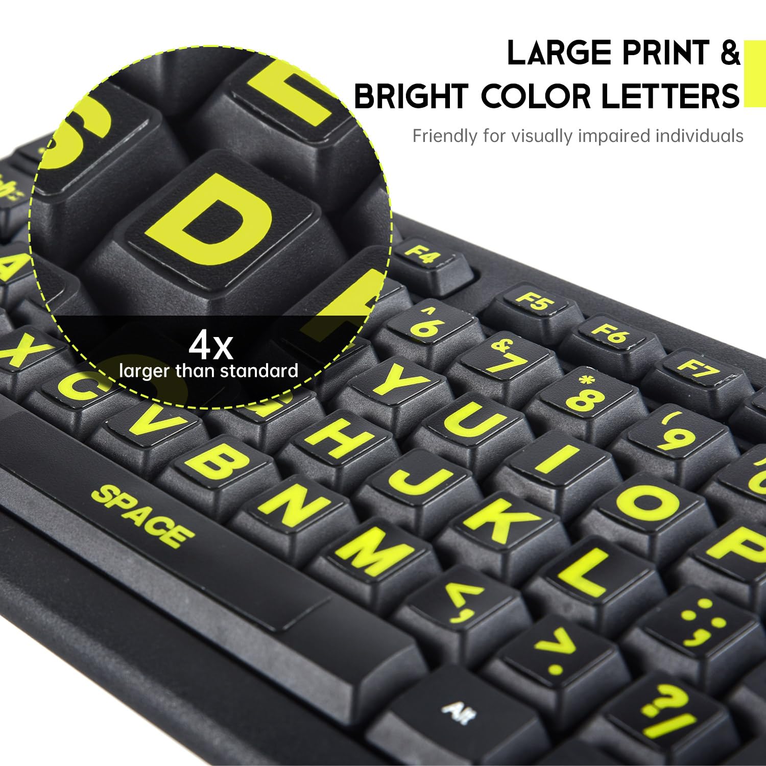 English Keyboard Stickers Full Size Universal Pc Computer Laptop Desktop Keyboard Replacement English Keyboard Stickers, Qwerty