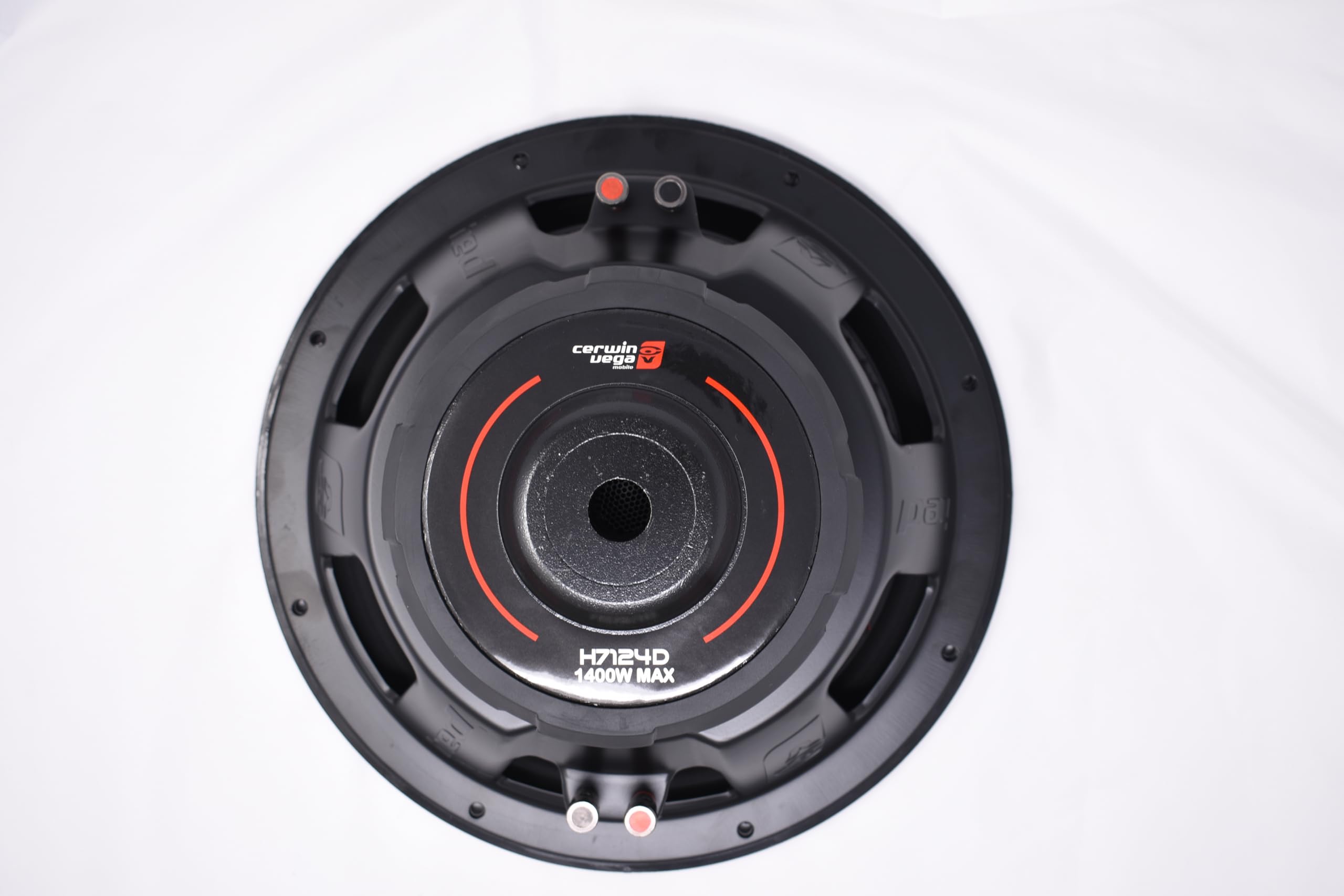 Cerwin-Vega HED 12" DVC Subwoofer (4Ω) H7124D - Black, Carbon Fiber, Powerful Bass