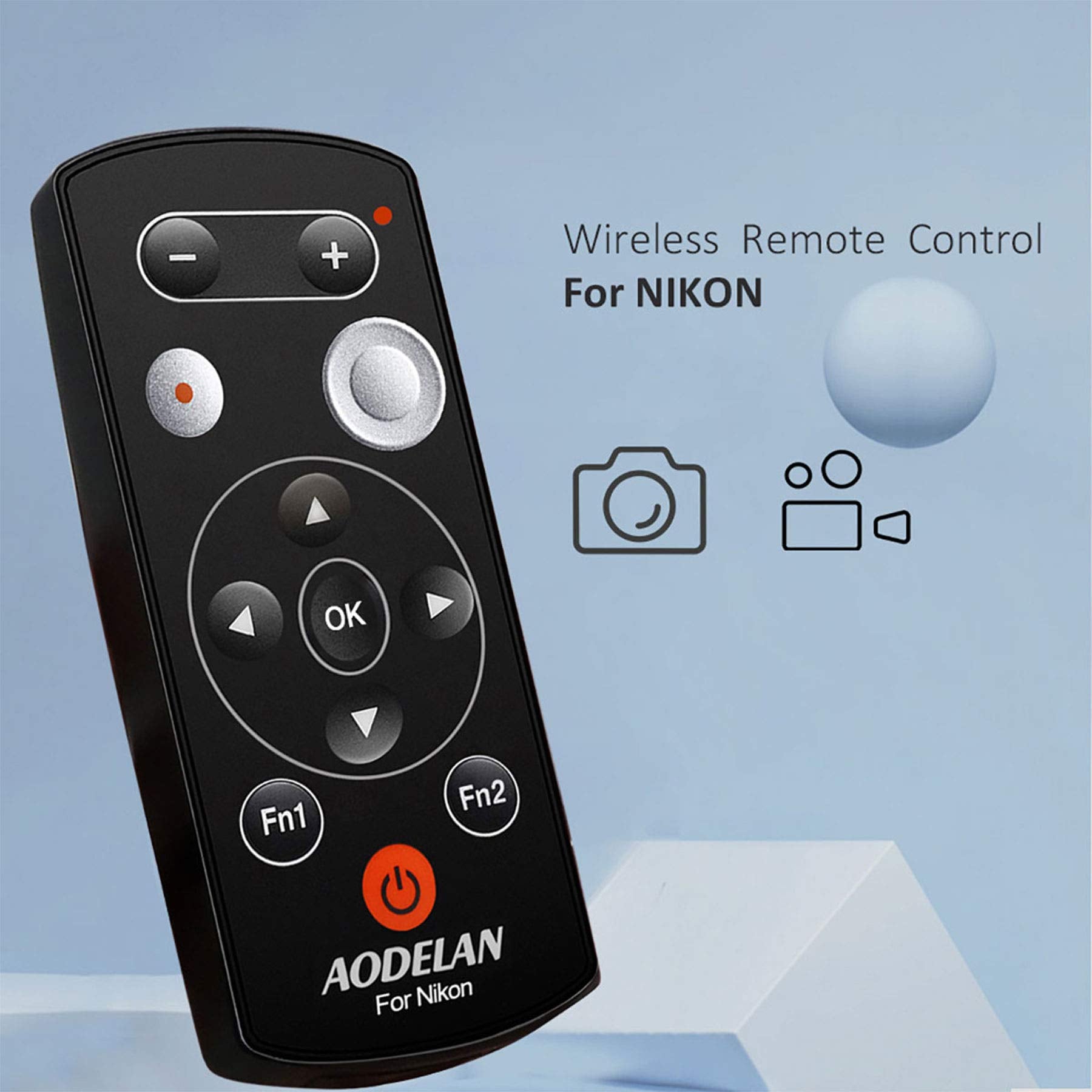 Aodelan Wireless Remote Control For Nikon Coolpix P1000 Z50 B600 A1000 P950 Z50 Z6 Ii Z7 Ii Z Fc Zfc Accessories, Replace Ml L7