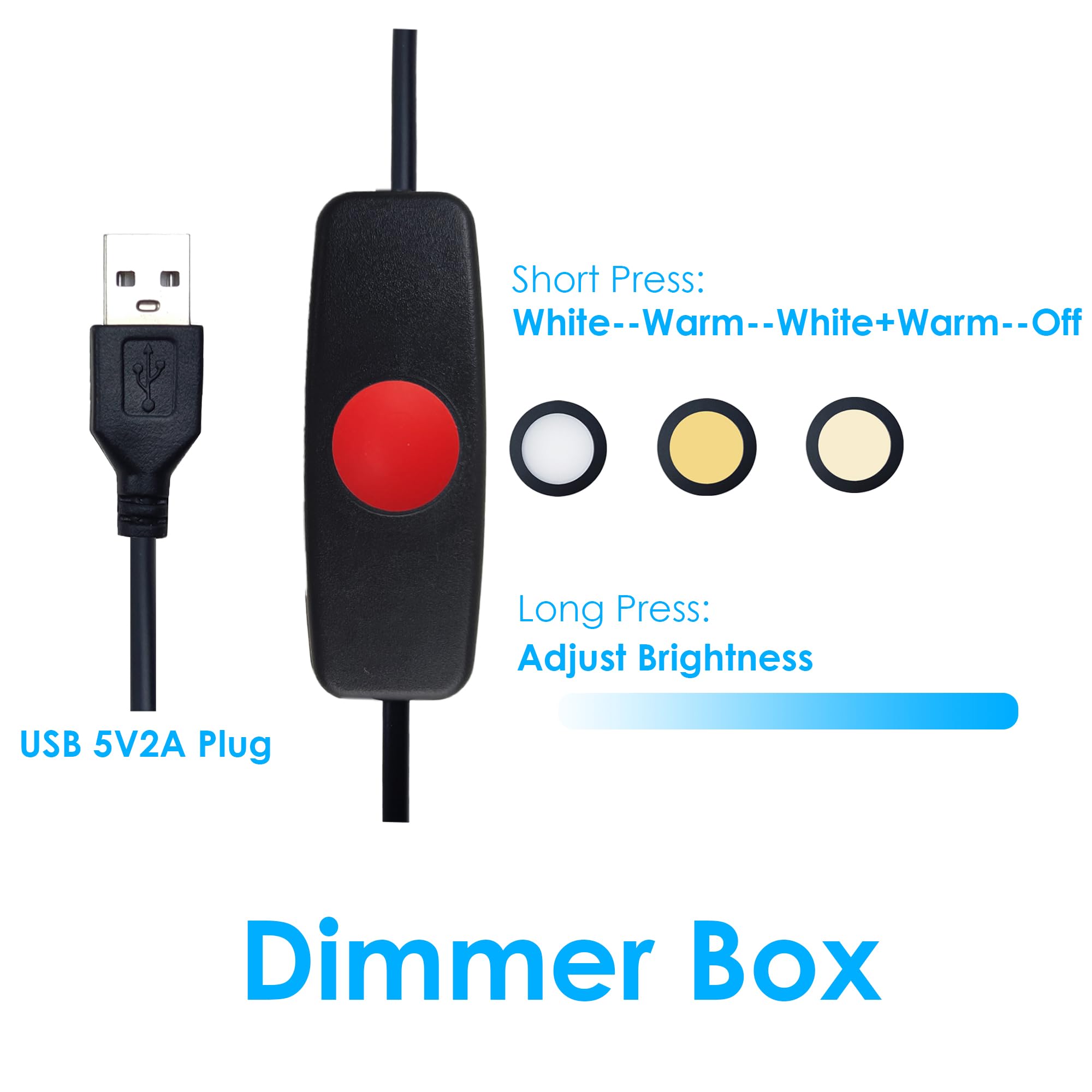 Microscope Light Illuminators Led Microscope Light Source Usb For Laboratories (Temperture Ajustable)