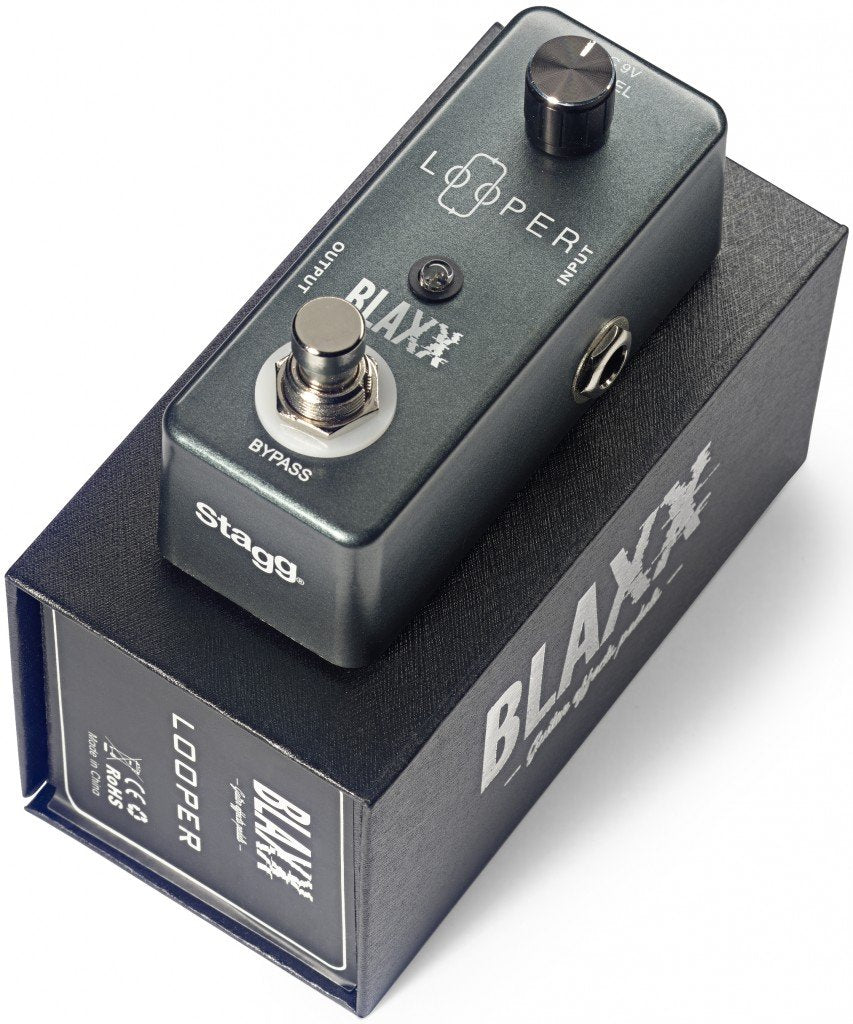 Stagg Bx Loop Blaxx Series Looper Effect Pedal For Guitar And Bass