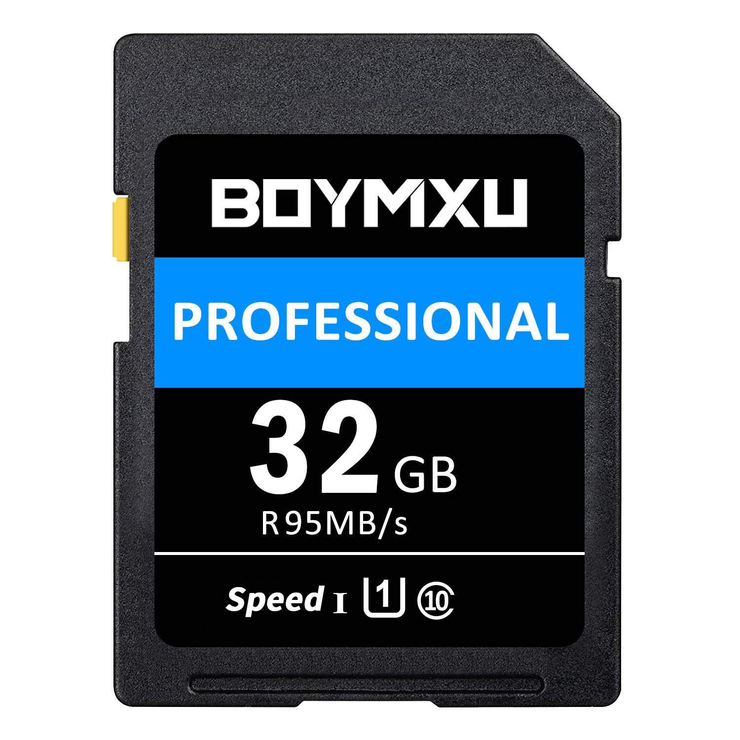 32Gb Memory Card, Boymxu Professional 1000 X Class 10 Uhs I U3 Memory Card Compatible Computer Cameras And Camcorders, Memory Card Up To 95Mb/S, Blue/Black