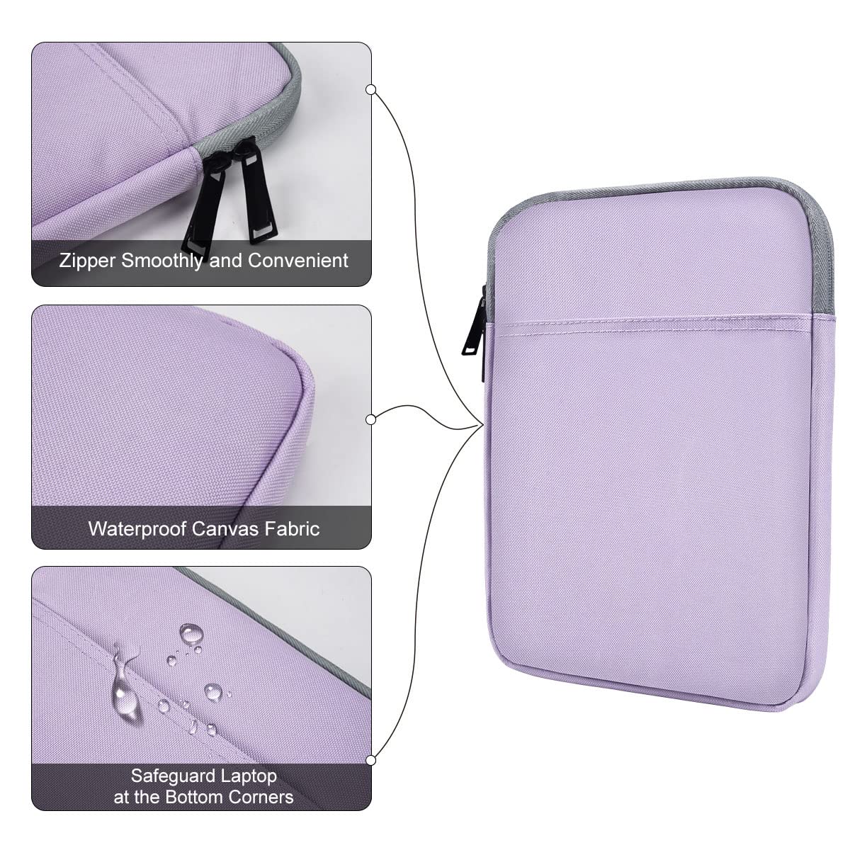 10.9 Inch Tablet Sleeve For 11'' Samsung Galaxy Tab A9+/ S9 Fe 10.9/A8 S8 11''/S6, Ipad 10/9/8/7Th Gen, Ipad Air 5/4/3, Ipad Pro