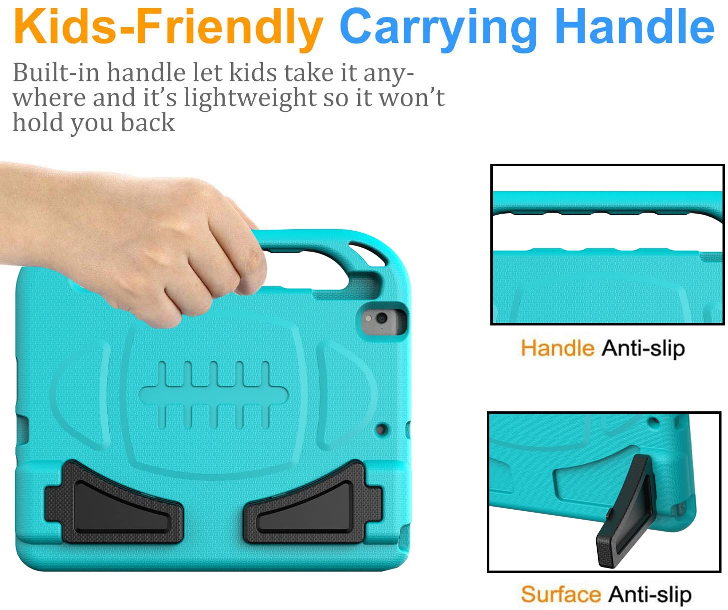 Bmouo Kids Case For Ipad 10.2 2021/2020/2019   Ipad 9Th/8Th/7Th Generation Case For Kids, With Built In Screen Protector, Shockp