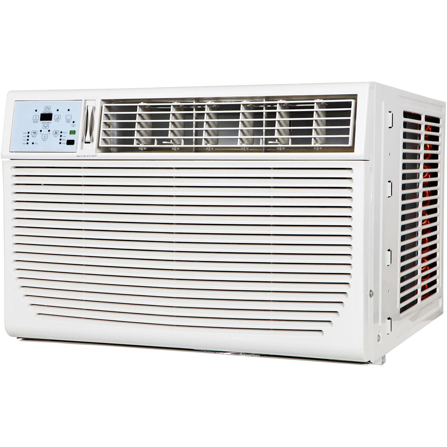 Keystone 18,000 BTU Window Air Conditioner with Dehumidifier and Supplemental Heat, 230V, Window AC for Large Rooms up to 1000 S