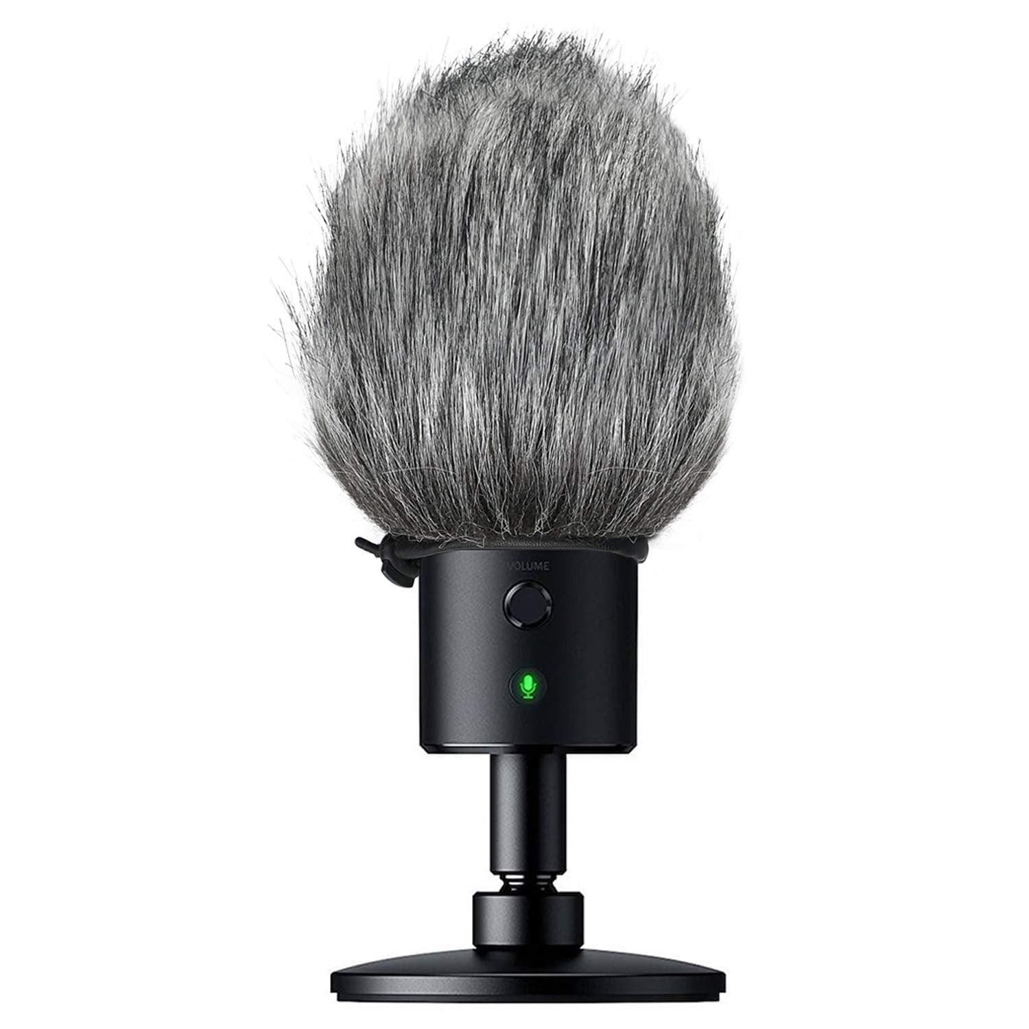 Sunmon Razer Seiren X Furry Windscreen Muff, Mic Pop Filter/Shield Wind Cover Fits Razer Seiren X Usb Condenser Streaming Microp