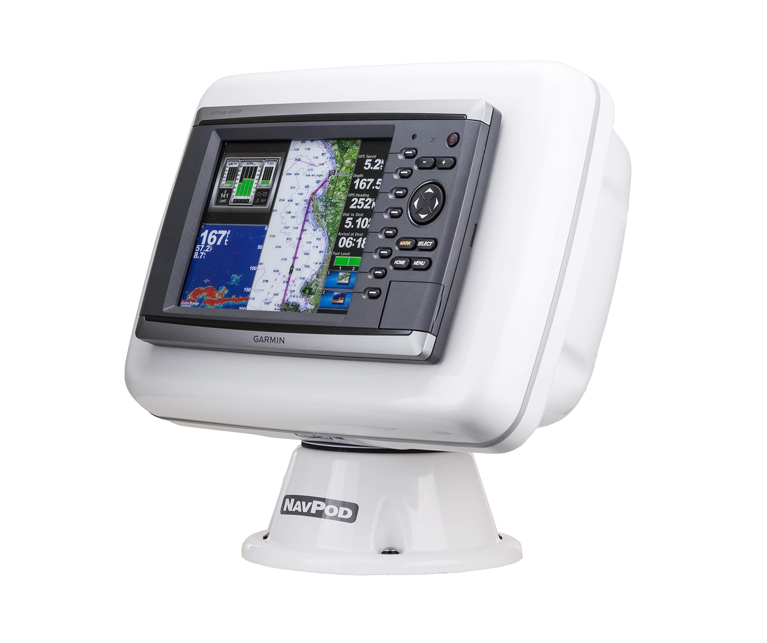 Navpod Pp5056 Powerpod Pre-Cut For Garmin Gpsmap 6008/6208,WBEEAB008JH7G3A