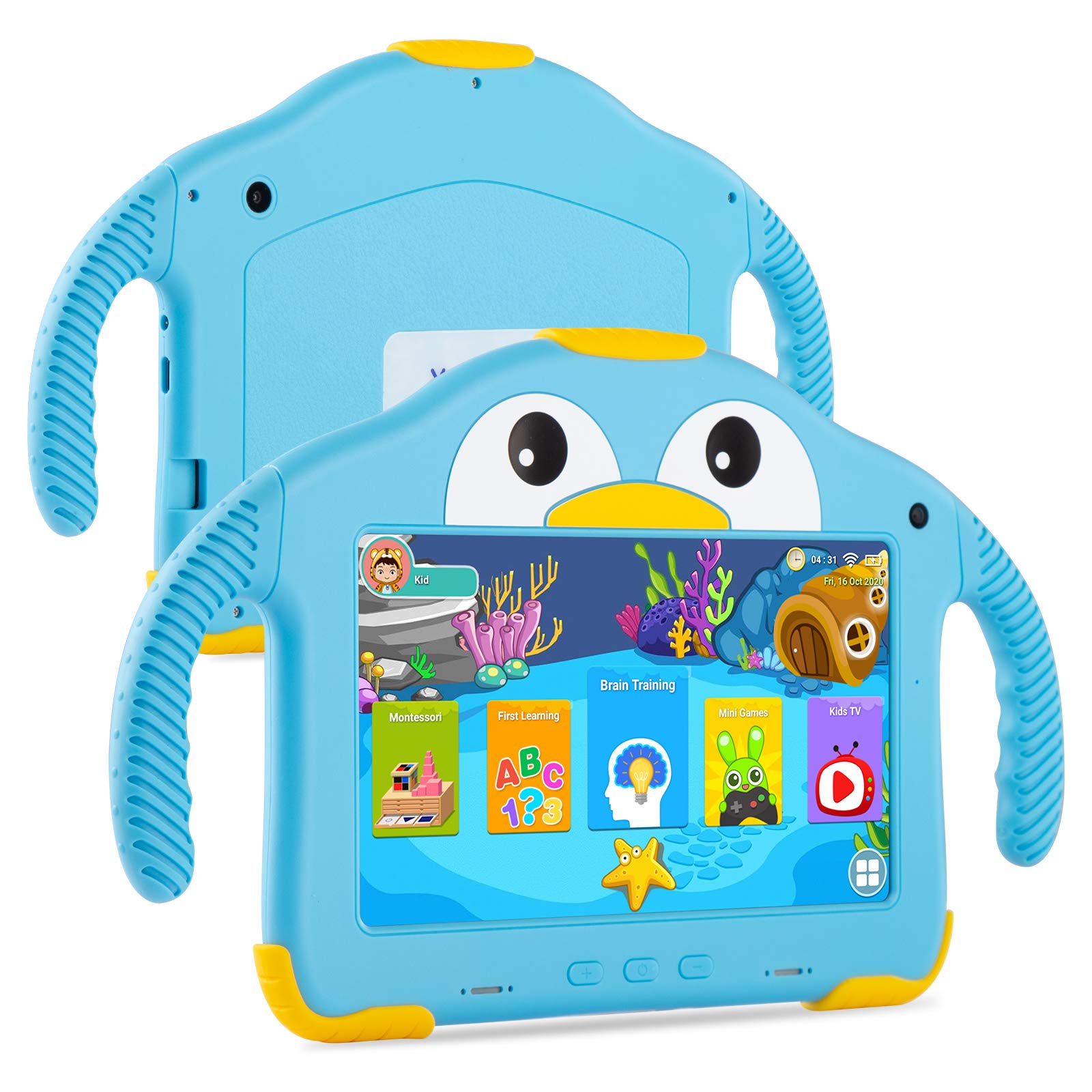 Tablet For Toddlers Tablet Android Kids Tablet With Wifi Dual Camera 1Gb 32Gb Storage 1024 X 600 Touch Screen Parental Control M