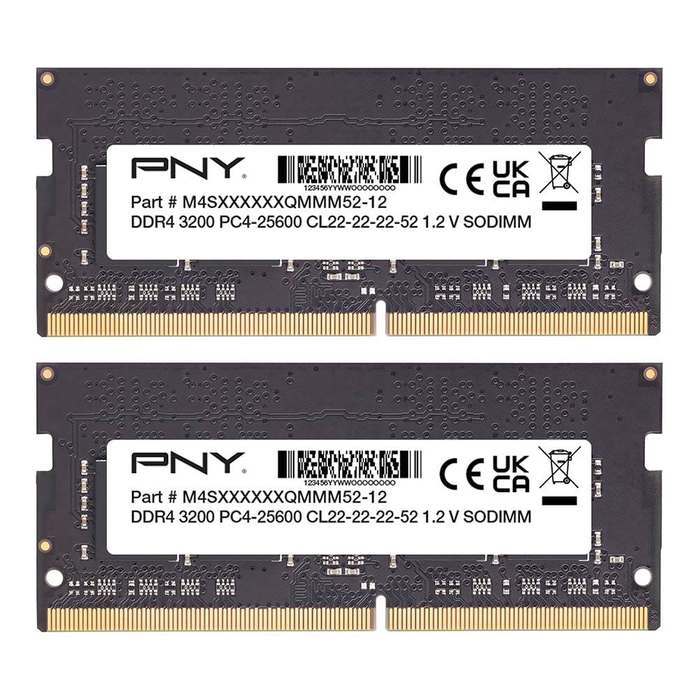 Pny Performance 16Gb (2X8Gb) Ddr4 Dram 3200Mhz (Pc4 25600) Cl22 (Compatible With 2933Mhz, 2666Mhz, 2400Mhz Or 2133Mhz) 1.2V Note
