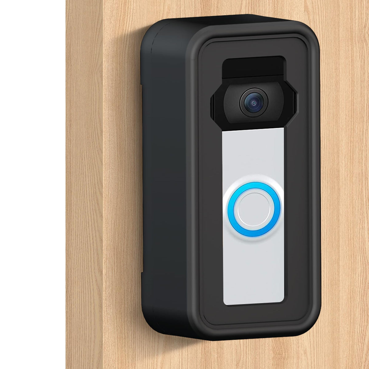 Adhesive Mount Compatible With Video Doorbell, Strong Adhesive Durable No Drill Mounting Bracket Case Cover Holder For Doorbell