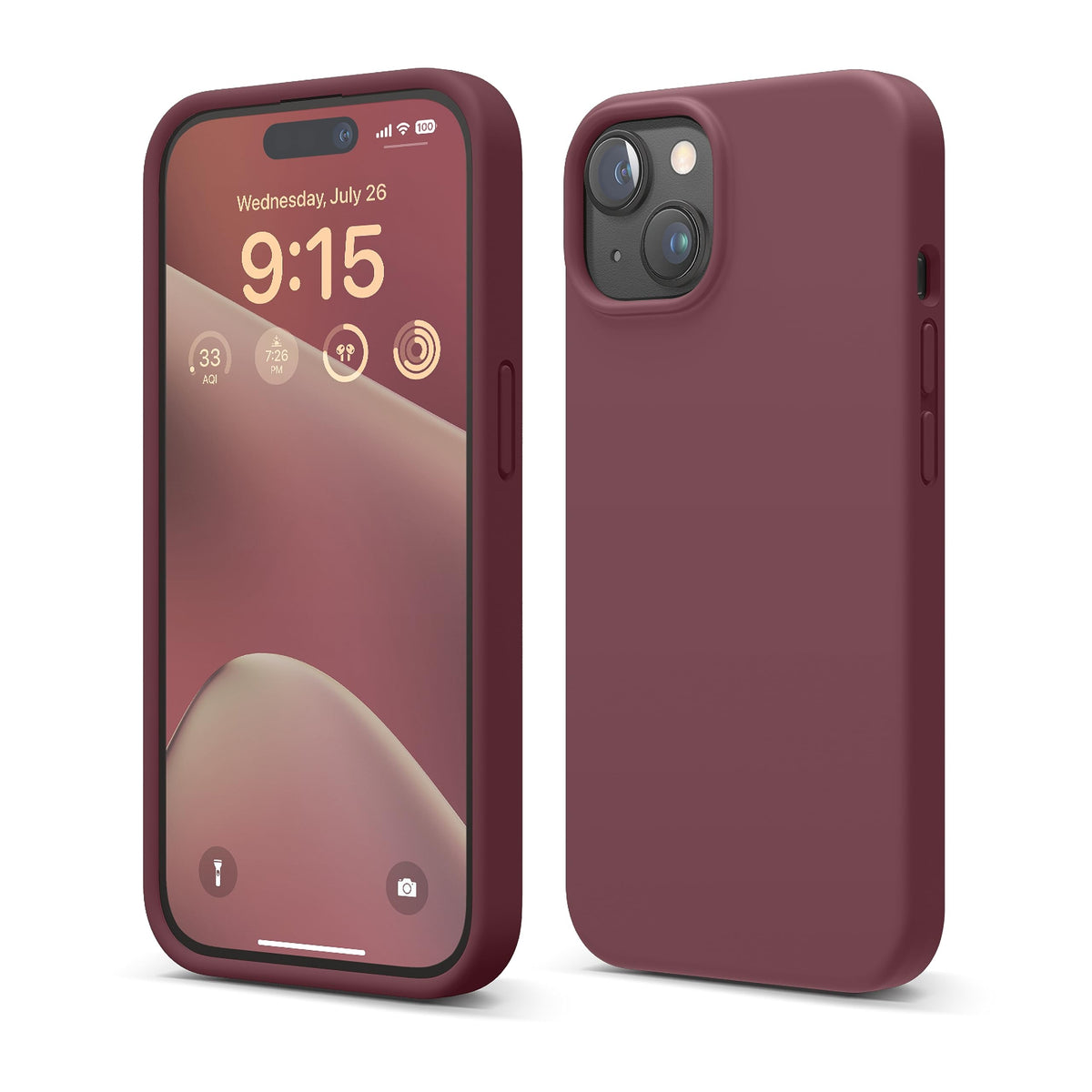 Elago Liquid Silicone Case Compatible With Iphone 15, Premium Silicone, Full Body Protection Case [4 Layer Anti Shock Structure]