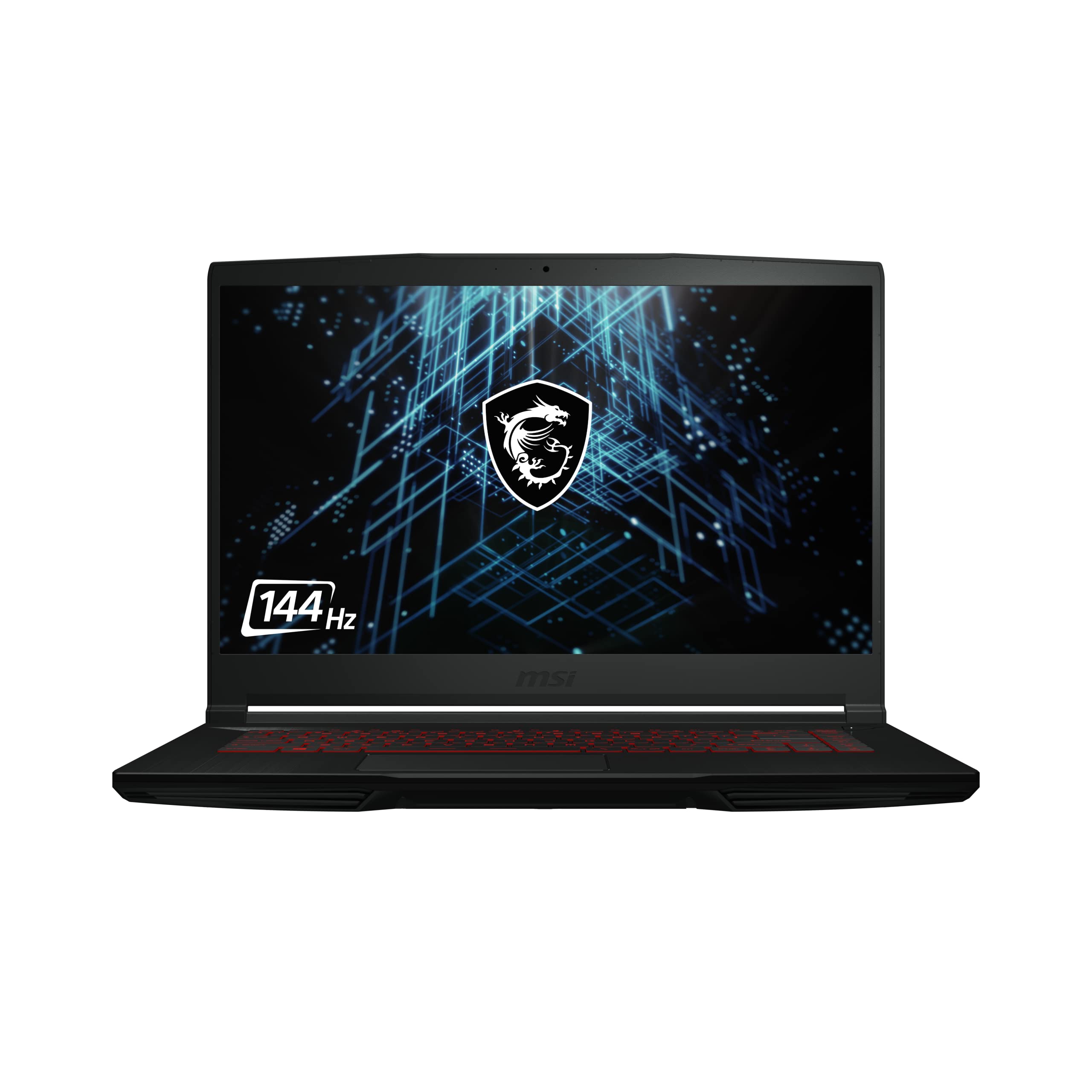 MSI GF63 15.6 144hz Gaming Laptop: Intel Core i7-11800H, RTX 3050, 32GB, 1TB NVMe SSD, Win11 (11UC-1246), Black