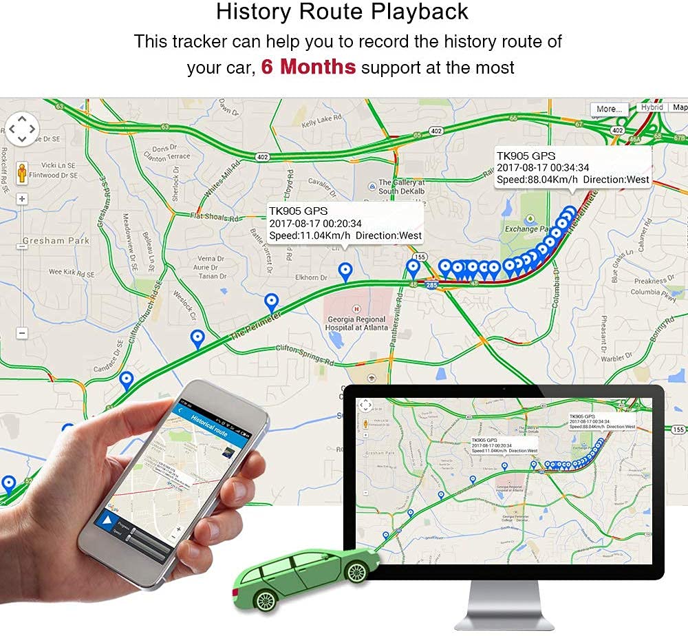 Tkstar 4G Gps Tracker For Vehicles 10000Mah Magnetic Car Gps Tracker Locator Real Time Anti Theft Tracking Device For Vehicles,