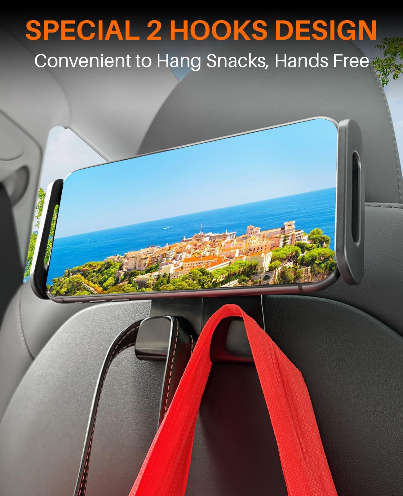 Chiyle Tesla Model Y Model 3 Model S Model X Lr/Plaid Tablet Mount, Headrest Tablet Holder Headrest Stand Cradle Accessories ,36